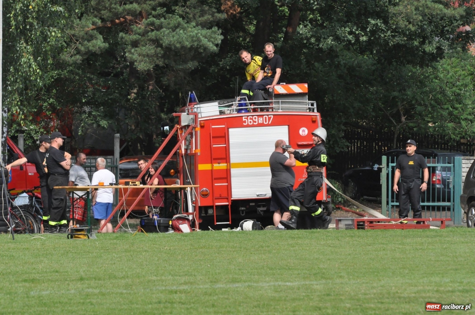 Zdjęcie w galerii na portalu naszraciborz.pl: Budziska o krok przez Rudą. Zawody sportowo-pożarnicze gminy Kuźnia Raciborska [FOTO] i [WIDEO] wiadomości z regionu