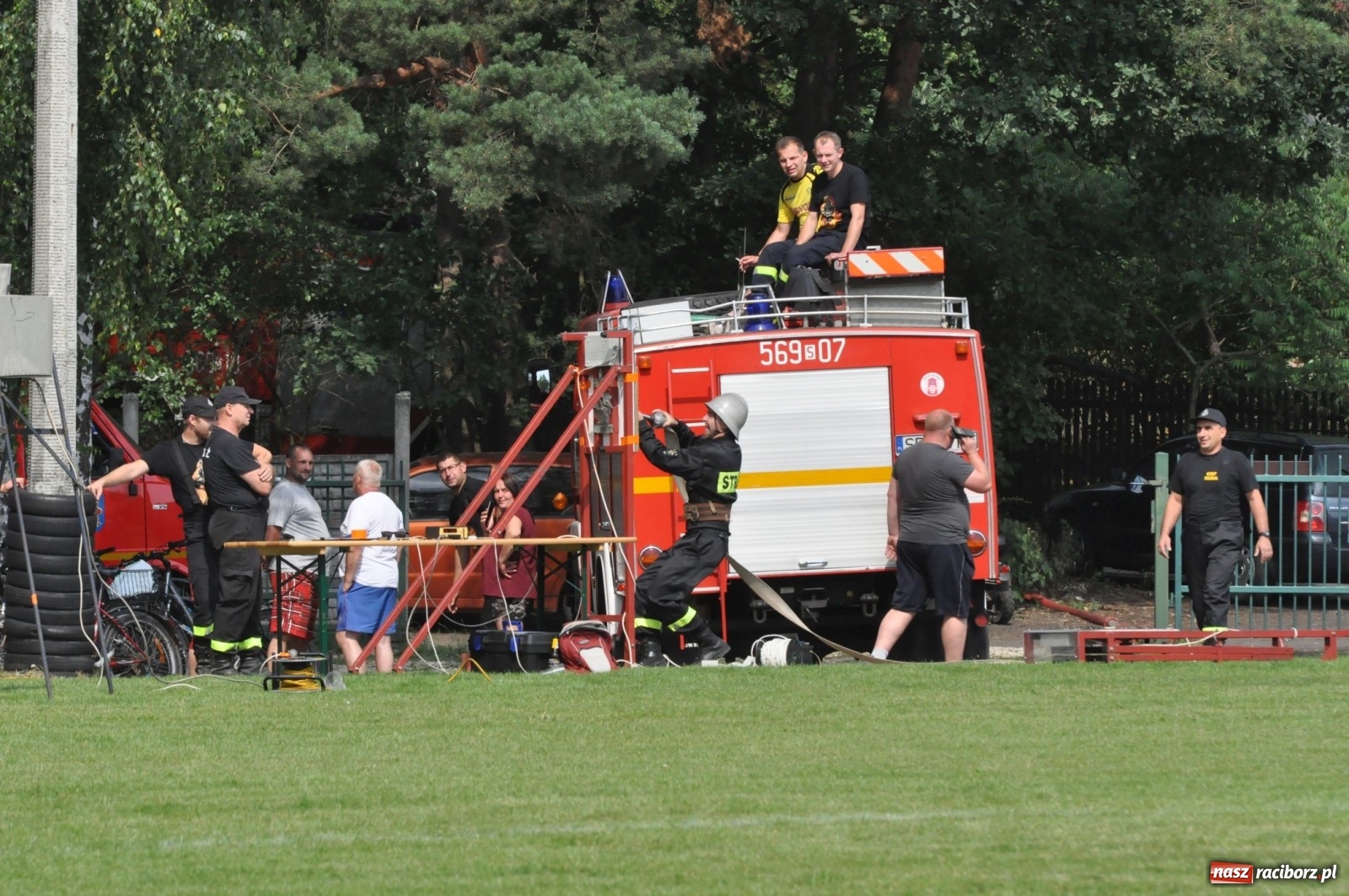 Zdjęcie w galerii na portalu naszraciborz.pl: Budziska o krok przez Rudą. Zawody sportowo-pożarnicze gminy Kuźnia Raciborska [FOTO] i [WIDEO] wiadomości z regionu