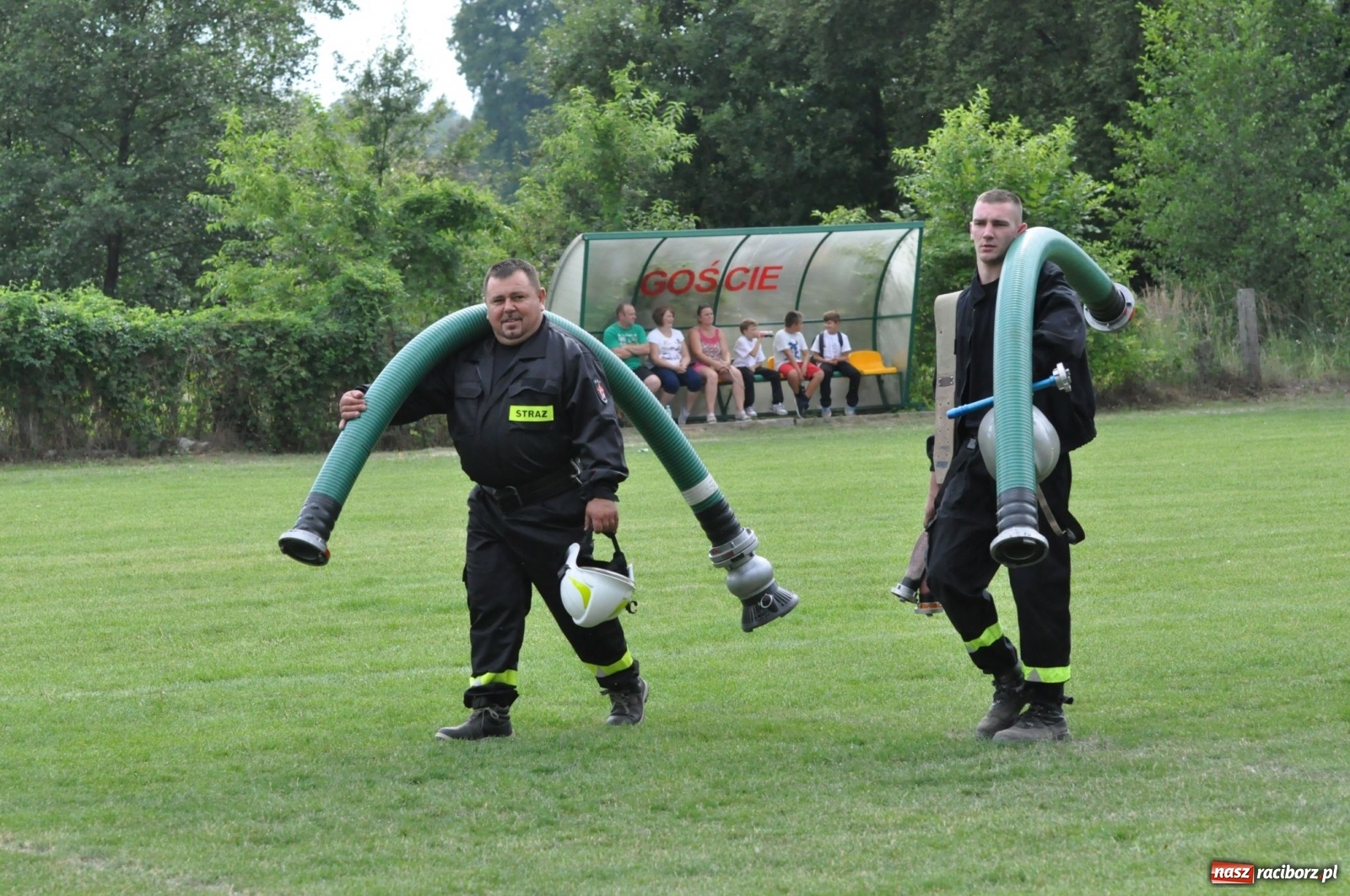 Zdjęcie w galerii na portalu naszraciborz.pl: Budziska o krok przez Rudą. Zawody sportowo-pożarnicze gminy Kuźnia Raciborska [FOTO] i [WIDEO] wiadomości z regionu