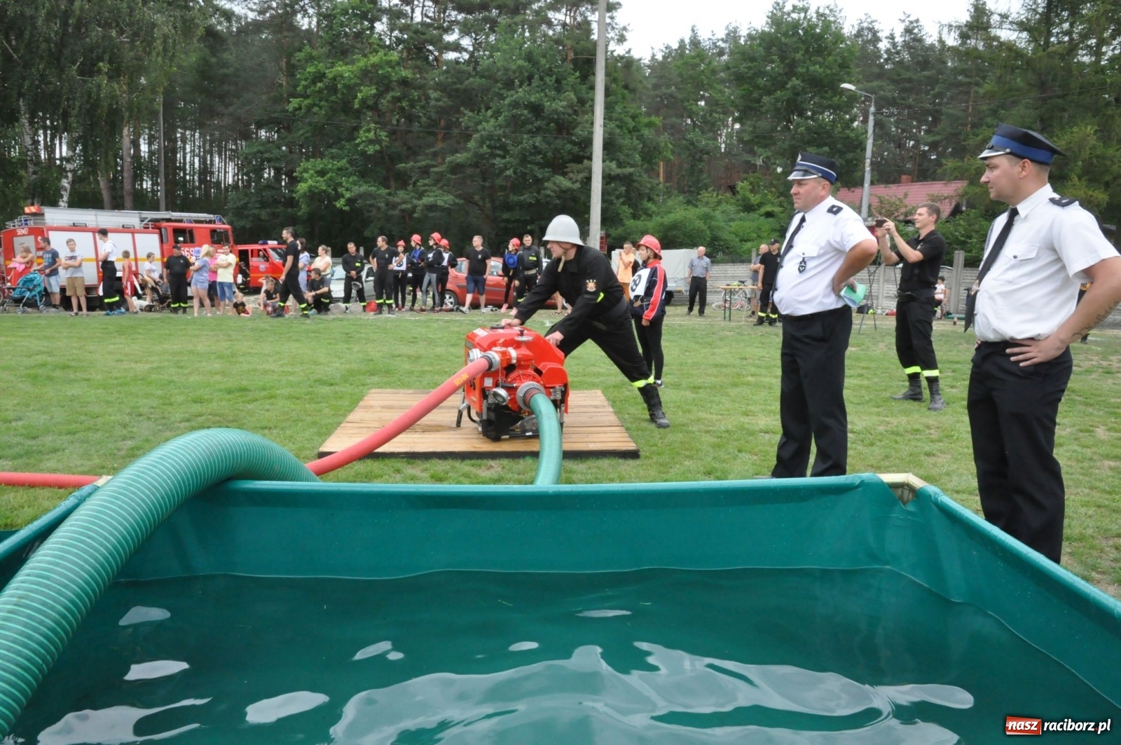 Zdjęcie w galerii na portalu naszraciborz.pl: Budziska o krok przez Rudą. Zawody sportowo-pożarnicze gminy Kuźnia Raciborska [FOTO] i [WIDEO] wiadomości z regionu