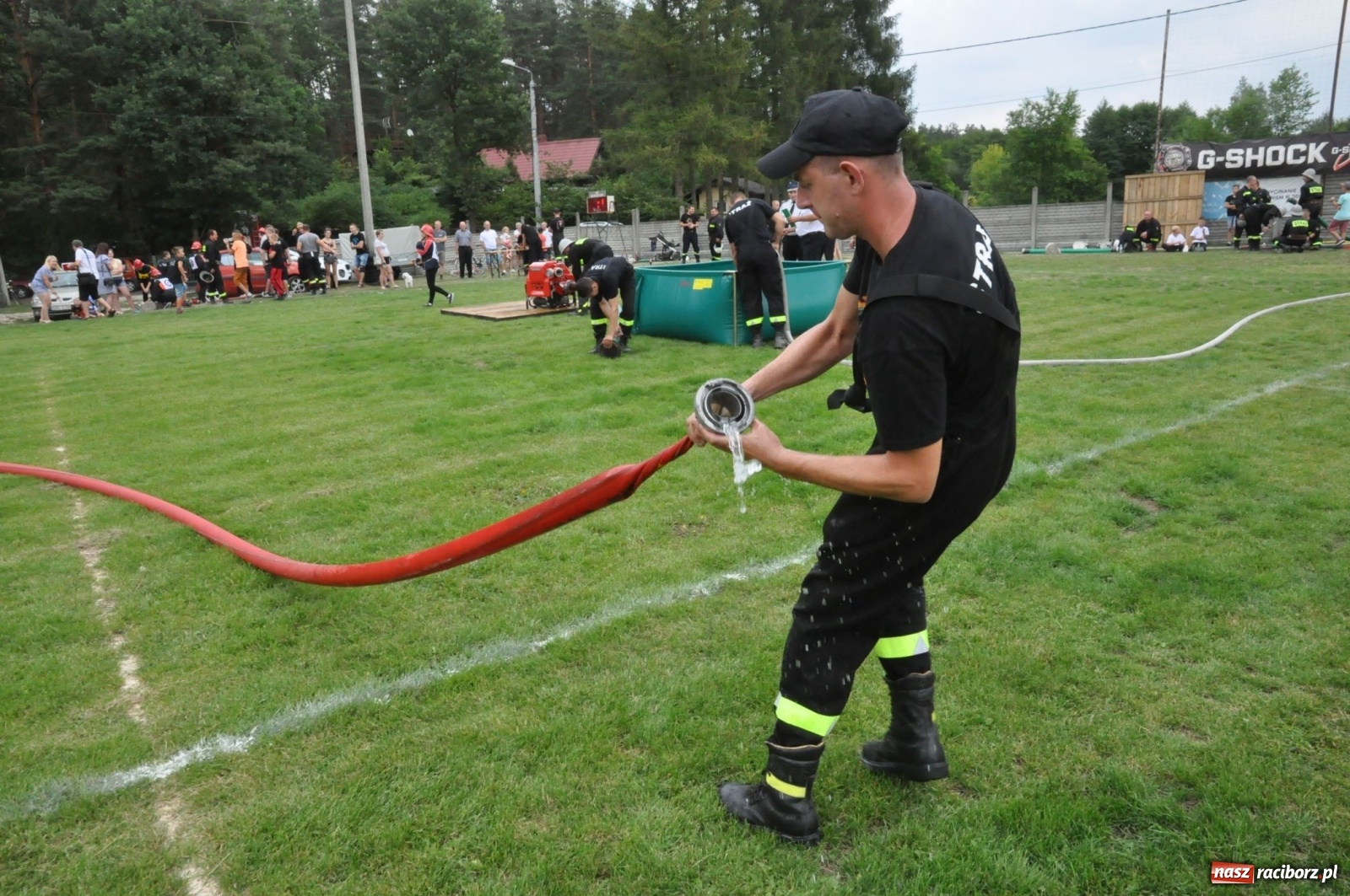 Zdjęcie w galerii na portalu naszraciborz.pl: Budziska o krok przez Rudą. Zawody sportowo-pożarnicze gminy Kuźnia Raciborska [FOTO] i [WIDEO] wiadomości z regionu