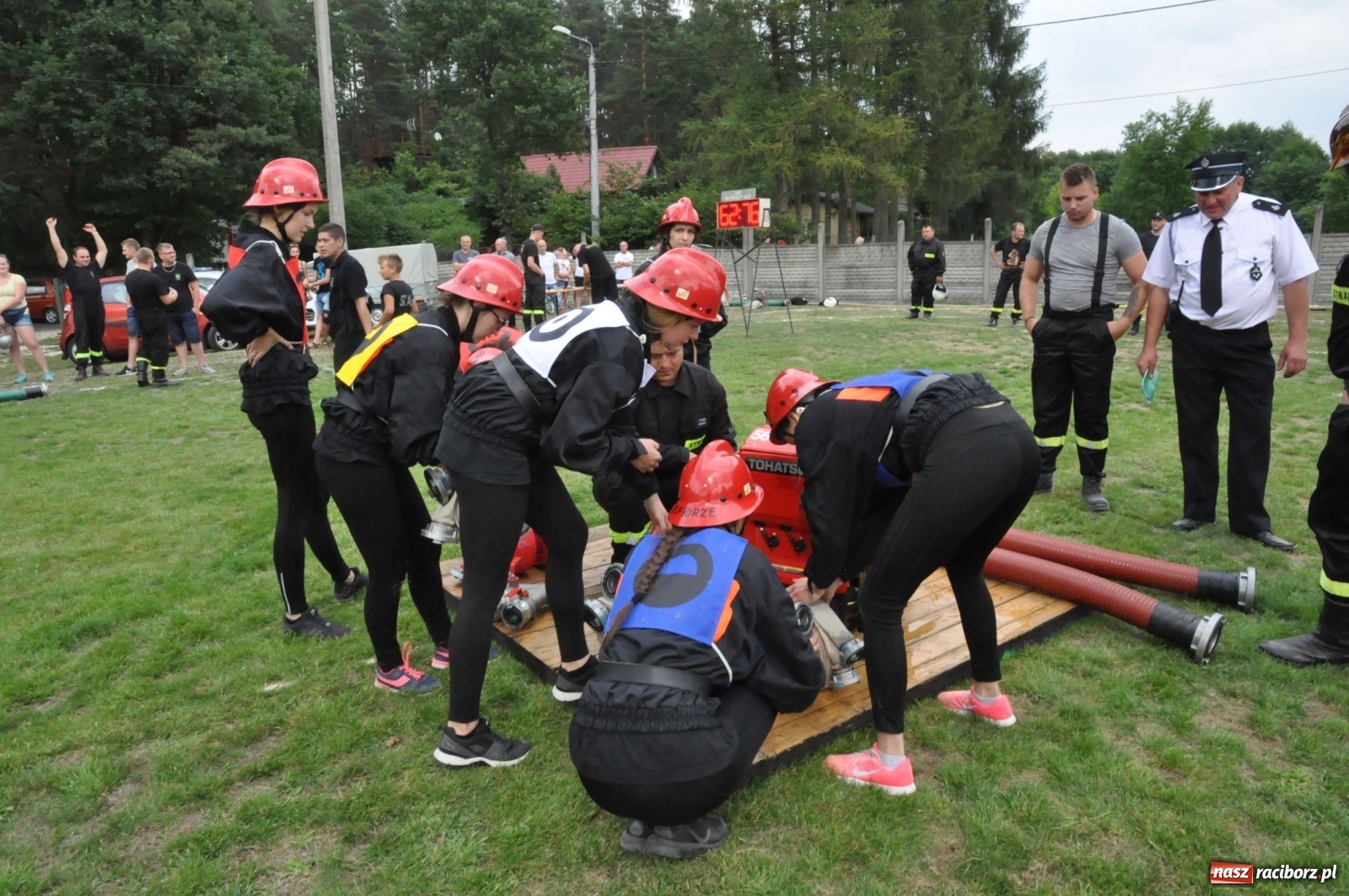 Zdjęcie w galerii na portalu naszraciborz.pl: Budziska o krok przez Rudą. Zawody sportowo-pożarnicze gminy Kuźnia Raciborska [FOTO] i [WIDEO] wiadomości z regionu
