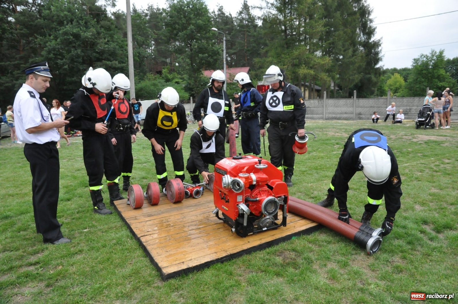 Zdjęcie w galerii na portalu naszraciborz.pl: Budziska o krok przez Rudą. Zawody sportowo-pożarnicze gminy Kuźnia Raciborska [FOTO] i [WIDEO] wiadomości z regionu