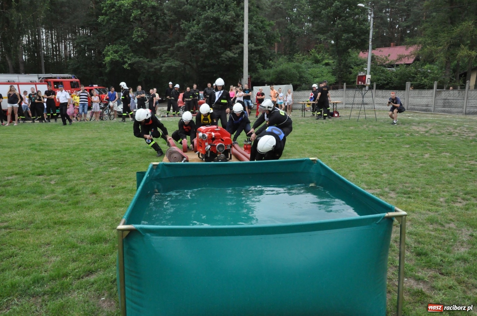 Zdjęcie w galerii na portalu naszraciborz.pl: Budziska o krok przez Rudą. Zawody sportowo-pożarnicze gminy Kuźnia Raciborska [FOTO] i [WIDEO] wiadomości z regionu