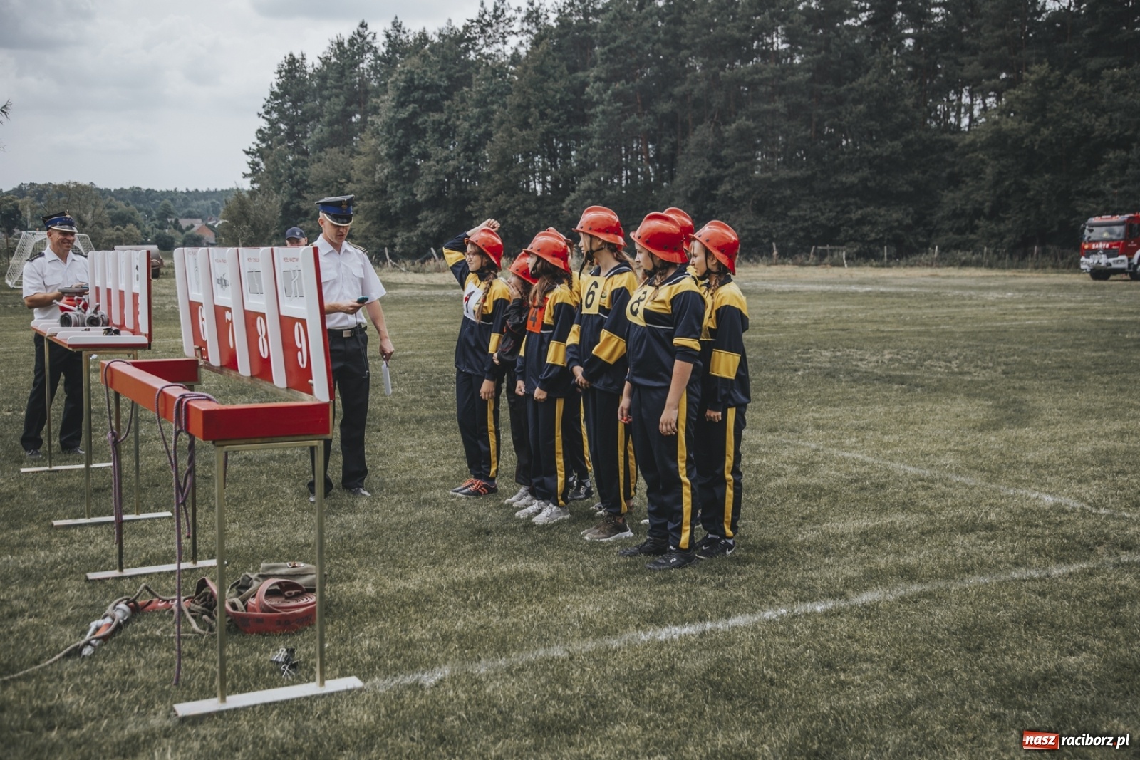 Zdjęcie w galerii na portalu naszraciborz.pl: Budziska o krok przez Rudą. Zawody sportowo-pożarnicze gminy Kuźnia Raciborska [FOTO] i [WIDEO] wiadomości z regionu
