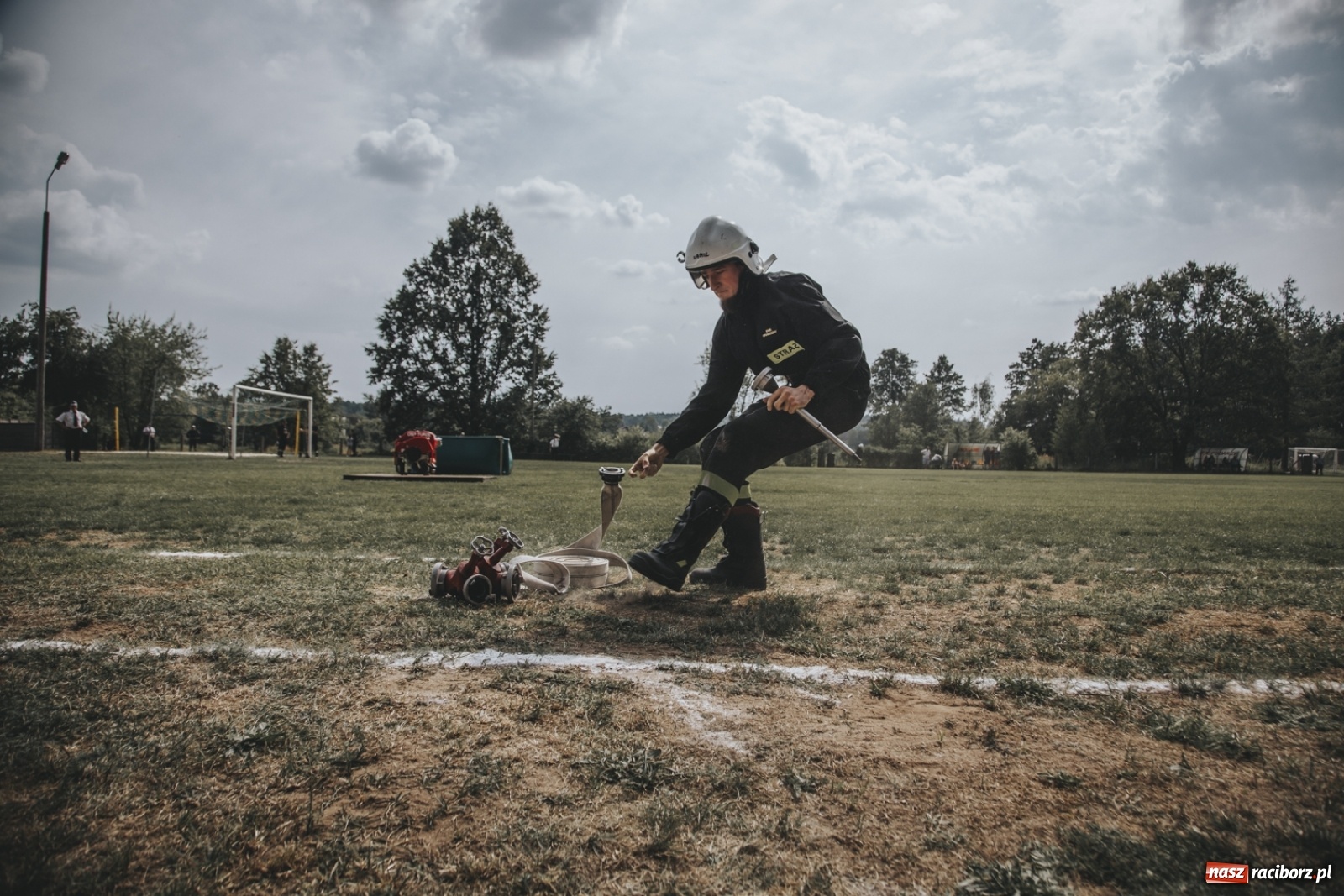 Zdjęcie w galerii na portalu naszraciborz.pl: Budziska o krok przez Rudą. Zawody sportowo-pożarnicze gminy Kuźnia Raciborska [FOTO] i [WIDEO] wiadomości z regionu
