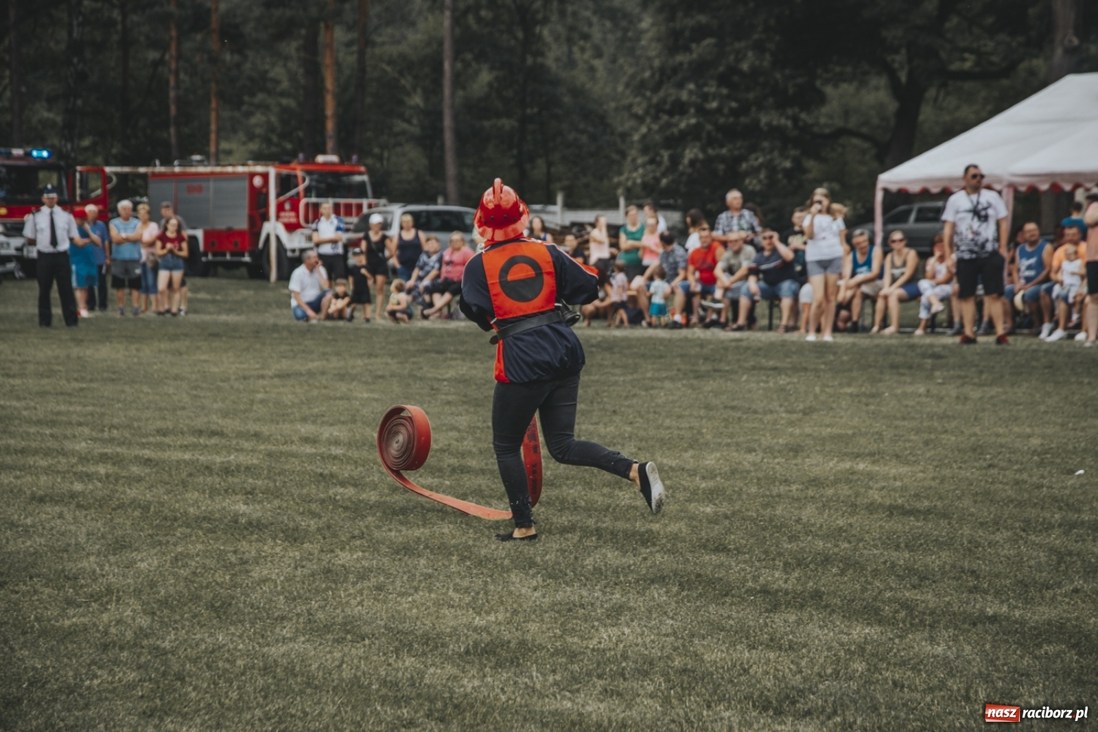 Zdjęcie w galerii na portalu naszraciborz.pl: Budziska o krok przez Rudą. Zawody sportowo-pożarnicze gminy Kuźnia Raciborska [FOTO] i [WIDEO] wiadomości z regionu