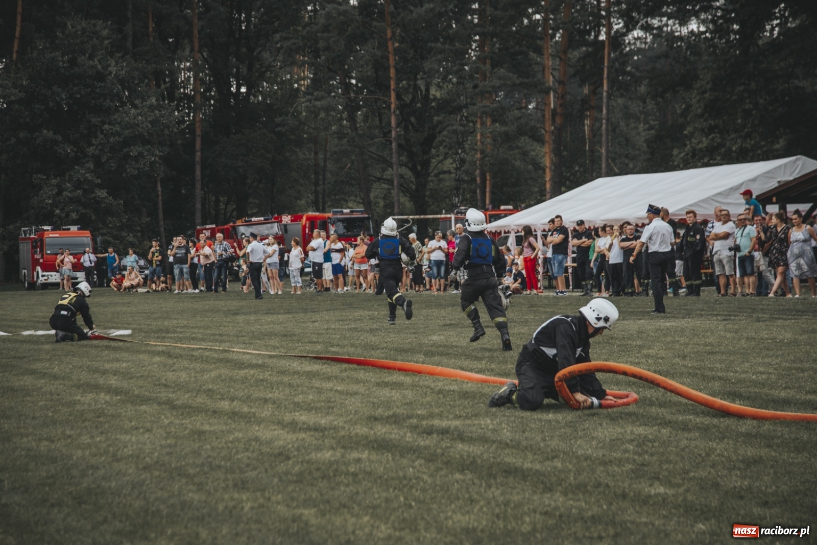 Zdjęcie w galerii na portalu naszraciborz.pl: Budziska o krok przez Rudą. Zawody sportowo-pożarnicze gminy Kuźnia Raciborska [FOTO] i [WIDEO] wiadomości z regionu