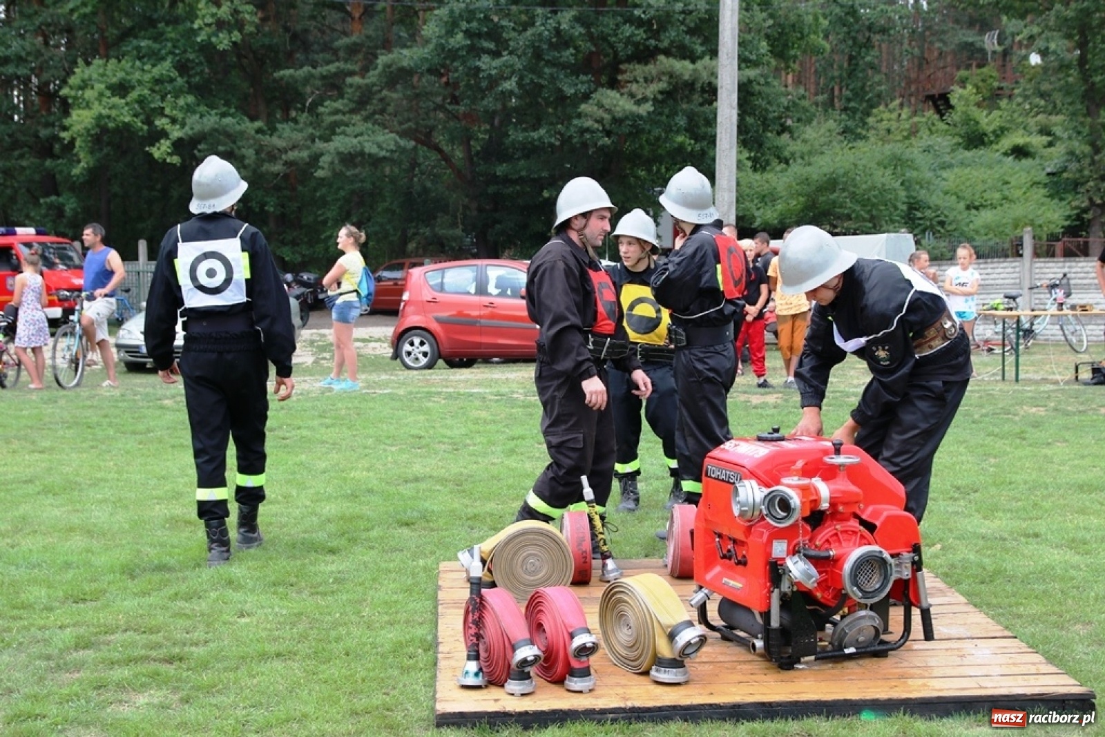 Zdjęcie w galerii na portalu naszraciborz.pl: Budziska o krok przez Rudą. Zawody sportowo-pożarnicze gminy Kuźnia Raciborska [FOTO] i [WIDEO] wiadomości z regionu