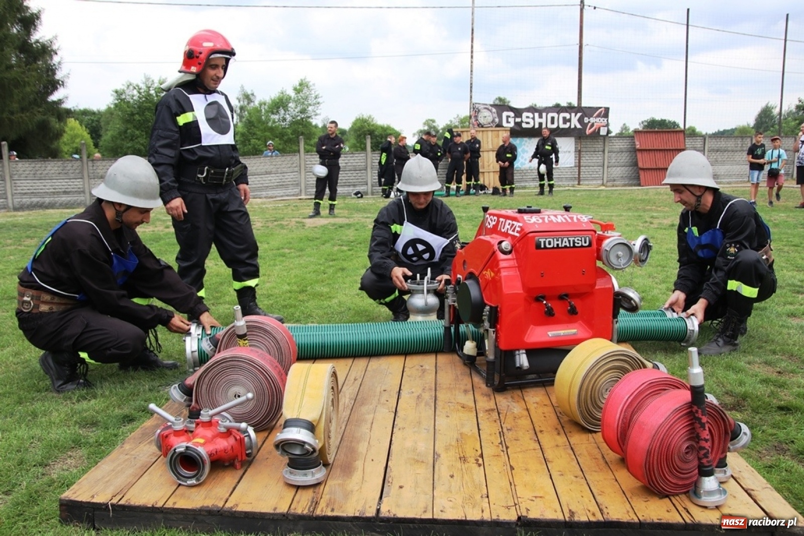 Zdjęcie w galerii na portalu naszraciborz.pl: Budziska o krok przez Rudą. Zawody sportowo-pożarnicze gminy Kuźnia Raciborska [FOTO] i [WIDEO] wiadomości z regionu