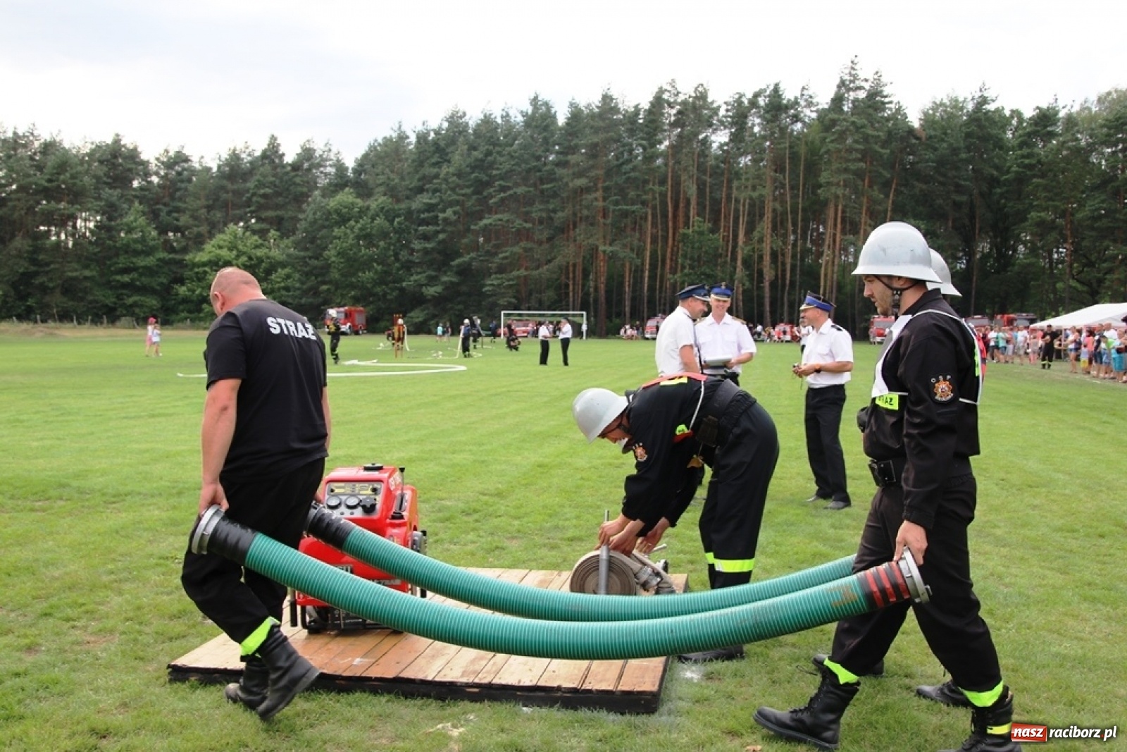 Zdjęcie w galerii na portalu naszraciborz.pl: Budziska o krok przez Rudą. Zawody sportowo-pożarnicze gminy Kuźnia Raciborska [FOTO] i [WIDEO] wiadomości z regionu