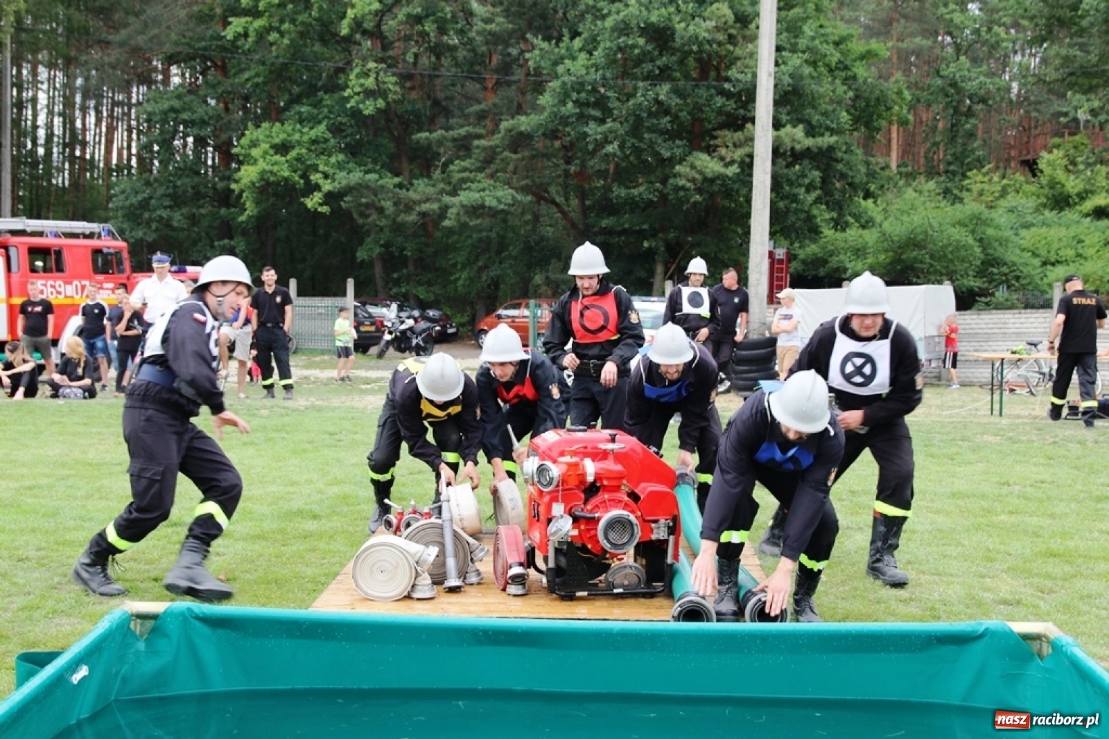 Zdjęcie w galerii na portalu naszraciborz.pl: Budziska o krok przez Rudą. Zawody sportowo-pożarnicze gminy Kuźnia Raciborska [FOTO] i [WIDEO] wiadomości z regionu