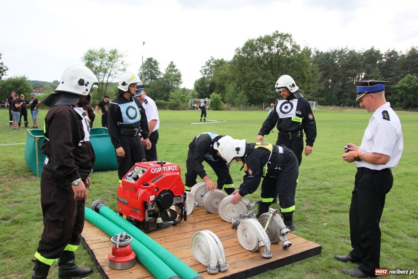Zdjęcie w galerii na portalu naszraciborz.pl: Budziska o krok przez Rudą. Zawody sportowo-pożarnicze gminy Kuźnia Raciborska [FOTO] i [WIDEO] wiadomości z regionu