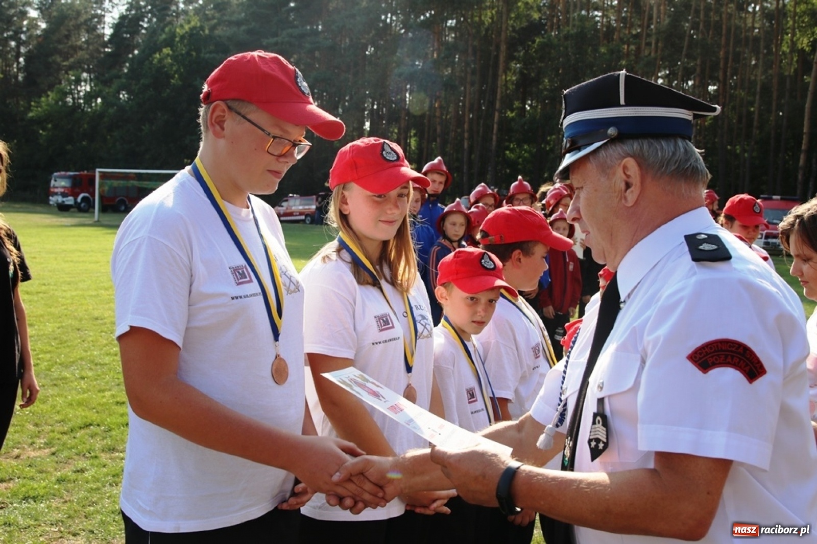 Zdjęcie w galerii na portalu naszraciborz.pl: Budziska o krok przez Rudą. Zawody sportowo-pożarnicze gminy Kuźnia Raciborska [FOTO] i [WIDEO] wiadomości z regionu