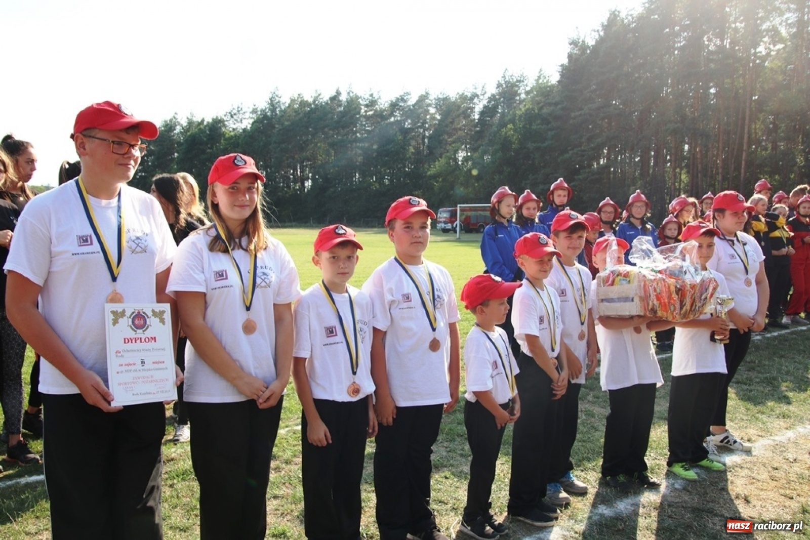 Zdjęcie w galerii na portalu naszraciborz.pl: Budziska o krok przez Rudą. Zawody sportowo-pożarnicze gminy Kuźnia Raciborska [FOTO] i [WIDEO] wiadomości z regionu