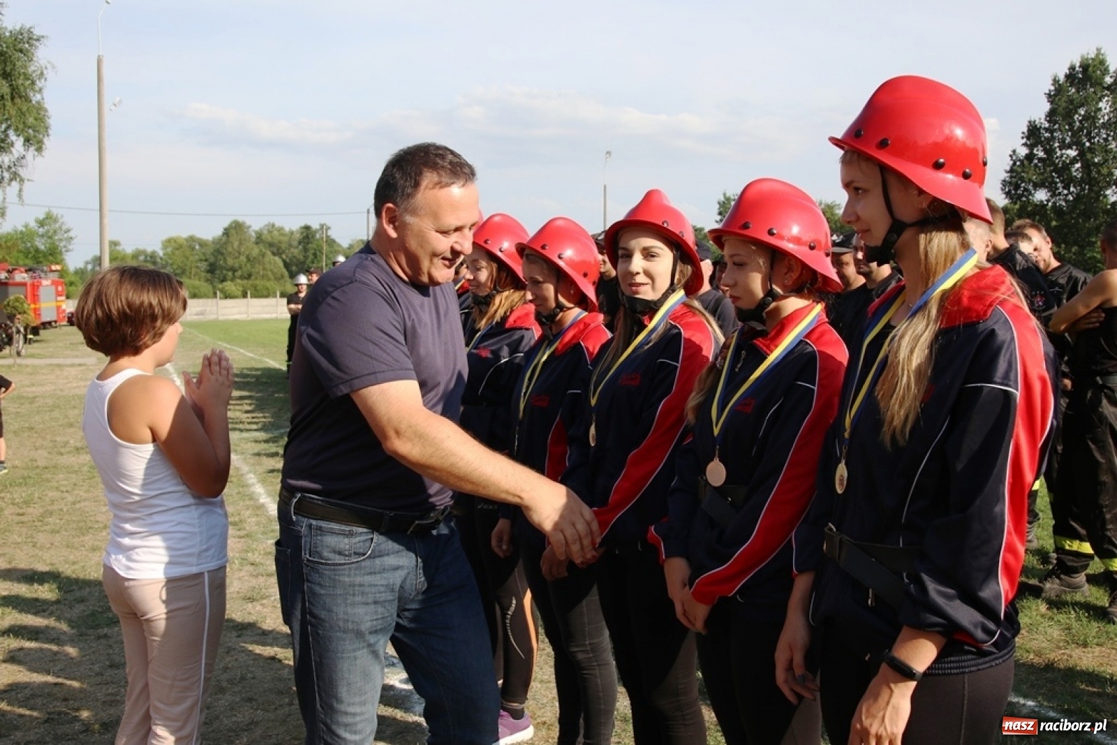 Zdjęcie w galerii na portalu naszraciborz.pl: Budziska o krok przez Rudą. Zawody sportowo-pożarnicze gminy Kuźnia Raciborska [FOTO] i [WIDEO] wiadomości z regionu