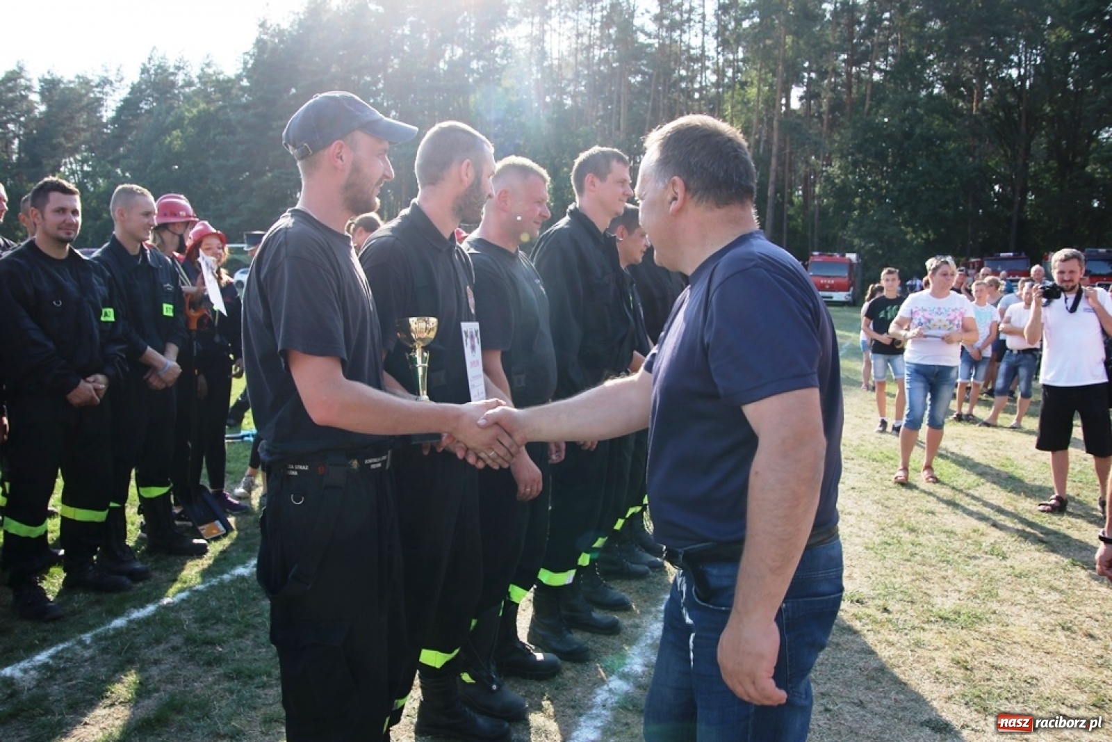 Zdjęcie w galerii na portalu naszraciborz.pl: Budziska o krok przez Rudą. Zawody sportowo-pożarnicze gminy Kuźnia Raciborska [FOTO] i [WIDEO] wiadomości z regionu