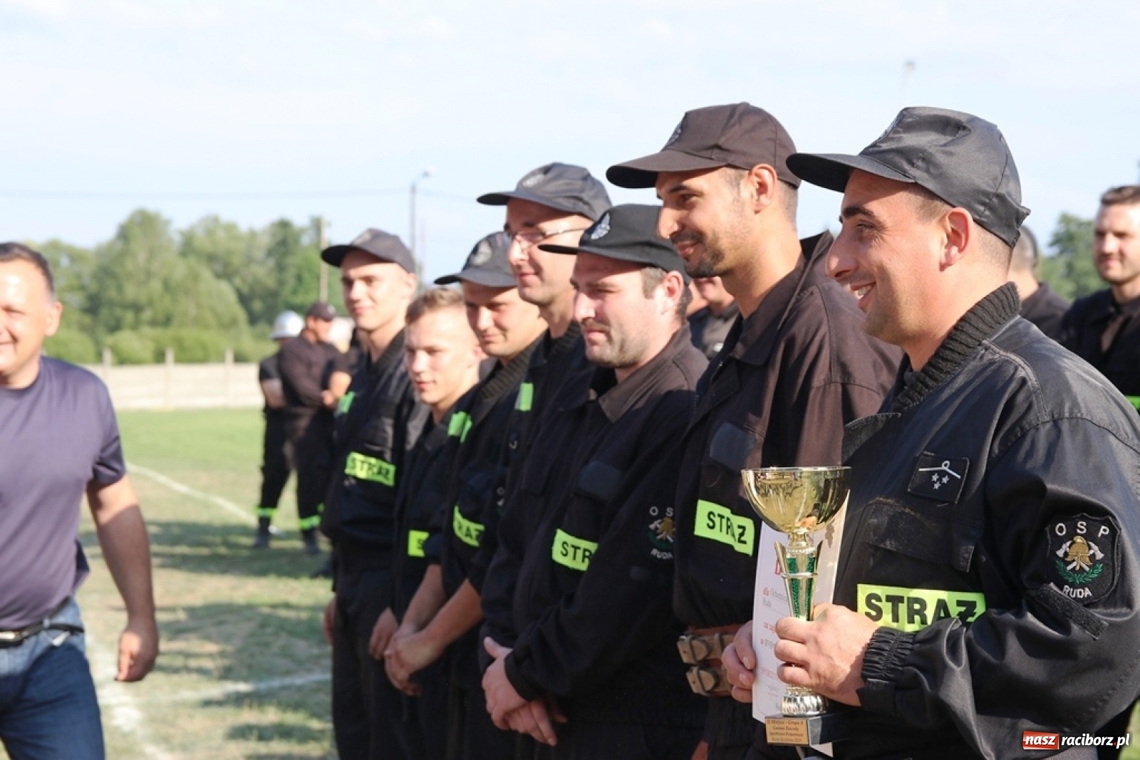 Zdjęcie w galerii na portalu naszraciborz.pl: Budziska o krok przez Rudą. Zawody sportowo-pożarnicze gminy Kuźnia Raciborska [FOTO] i [WIDEO] wiadomości z regionu