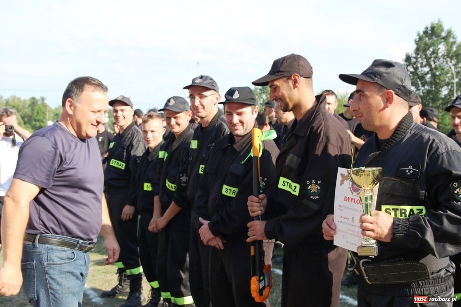 Zdjęcie w galerii na portalu naszraciborz.pl: Budziska o krok przez Rudą. Zawody sportowo-pożarnicze gminy Kuźnia Raciborska [FOTO] i [WIDEO] wiadomości z regionu