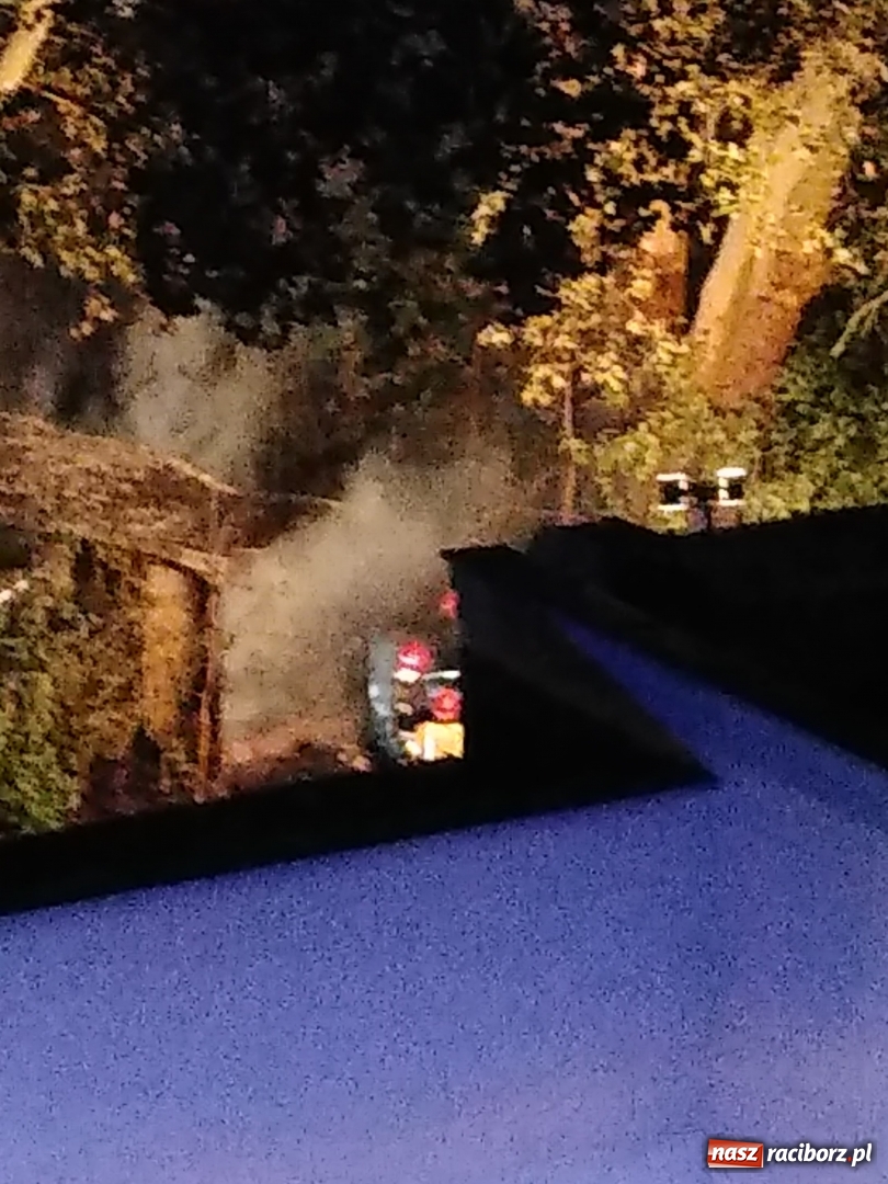 Zdjęcie w galerii na portalu naszraciborz.pl: Podpalenie przy szpitalu i zerwana linia  wiadomości z regionu