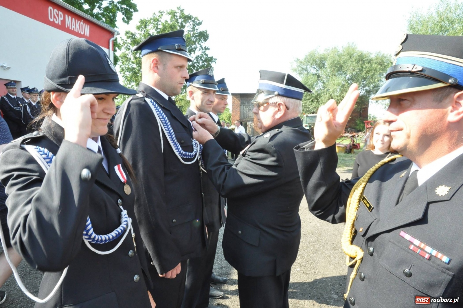 Zdjęcie w galerii na portalu naszraciborz.pl: Nowa remiza, nowy wóz. Wymarzone 130. urodziny OSP Maków [FOTO] i [WIDEO] wiadomości z regionu