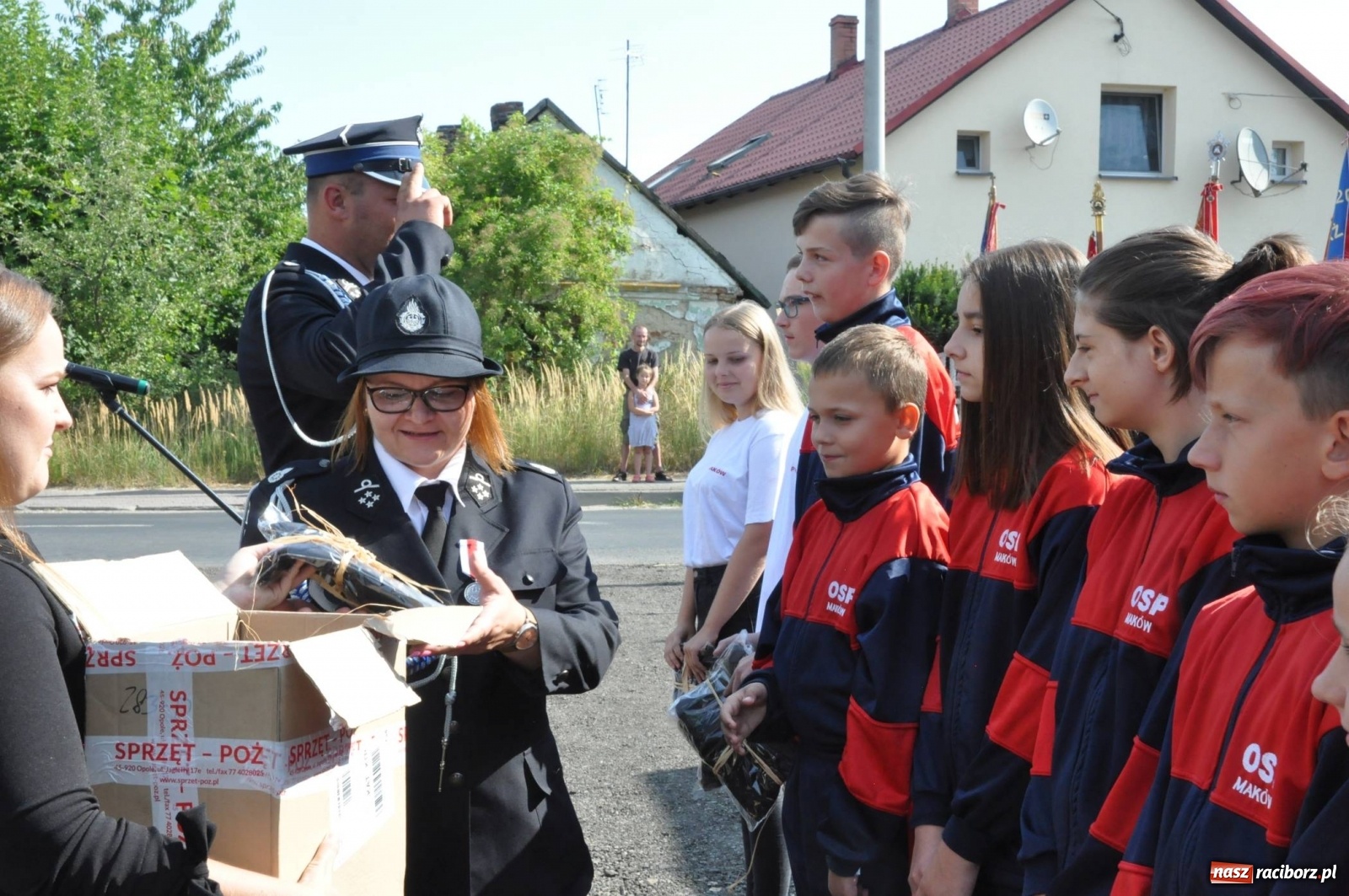 Zdjęcie w galerii na portalu naszraciborz.pl: Nowa remiza, nowy wóz. Wymarzone 130. urodziny OSP Maków [FOTO] i [WIDEO] wiadomości z regionu