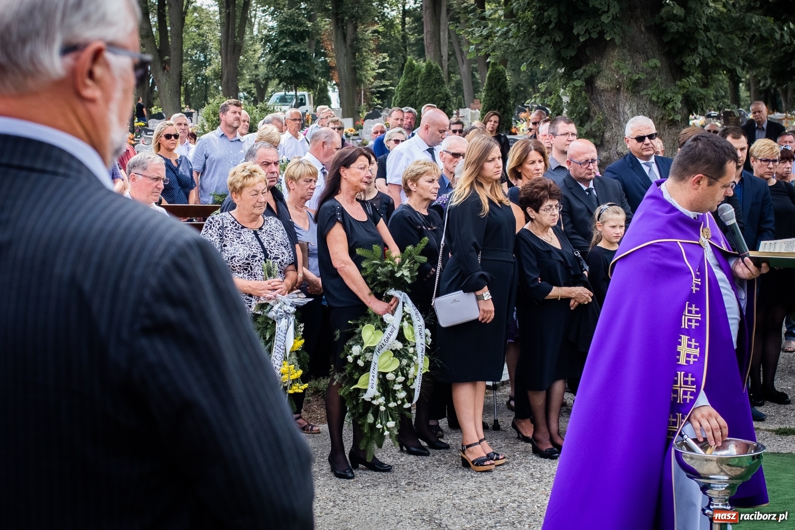 Zdjęcie w galerii na portalu naszraciborz.pl: Na cmentarzu Jeruzalem pożegnano śp. Jerzego Thamma [FOTO] wiadomości z regionu