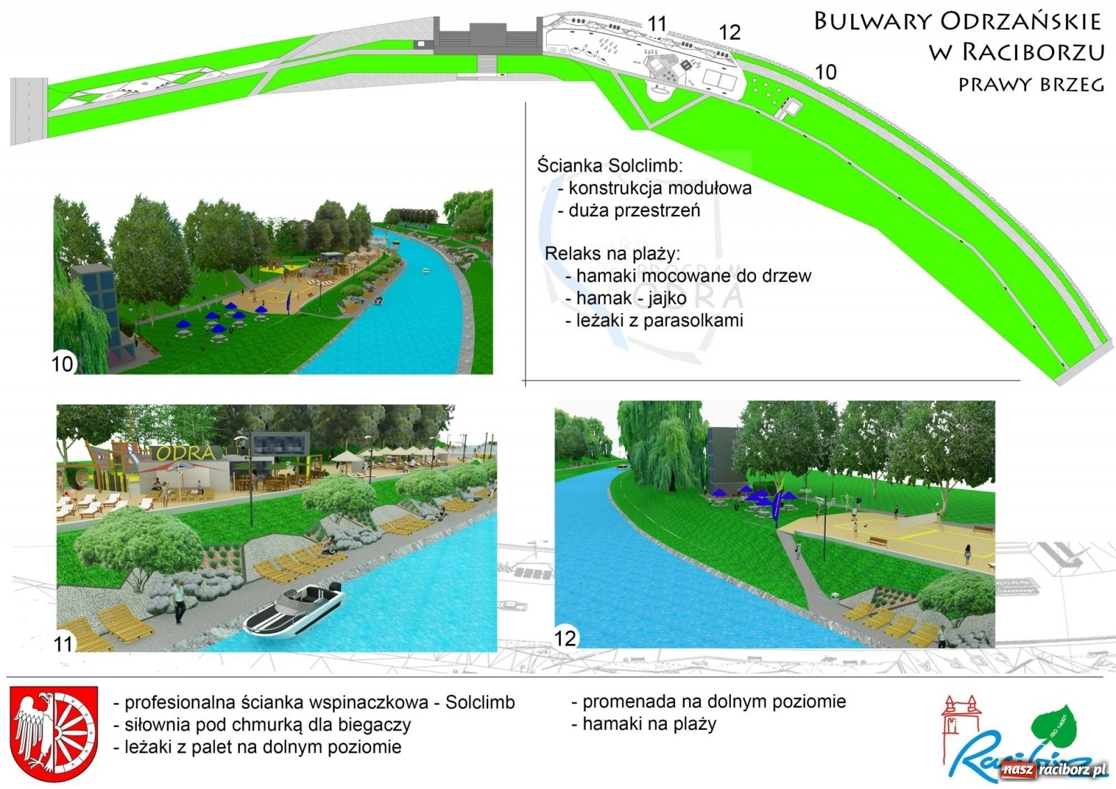 Zdjęcie w galerii na portalu naszraciborz.pl: Lewostronne bulwary zamiast placu Długosza  wiadomości z regionu