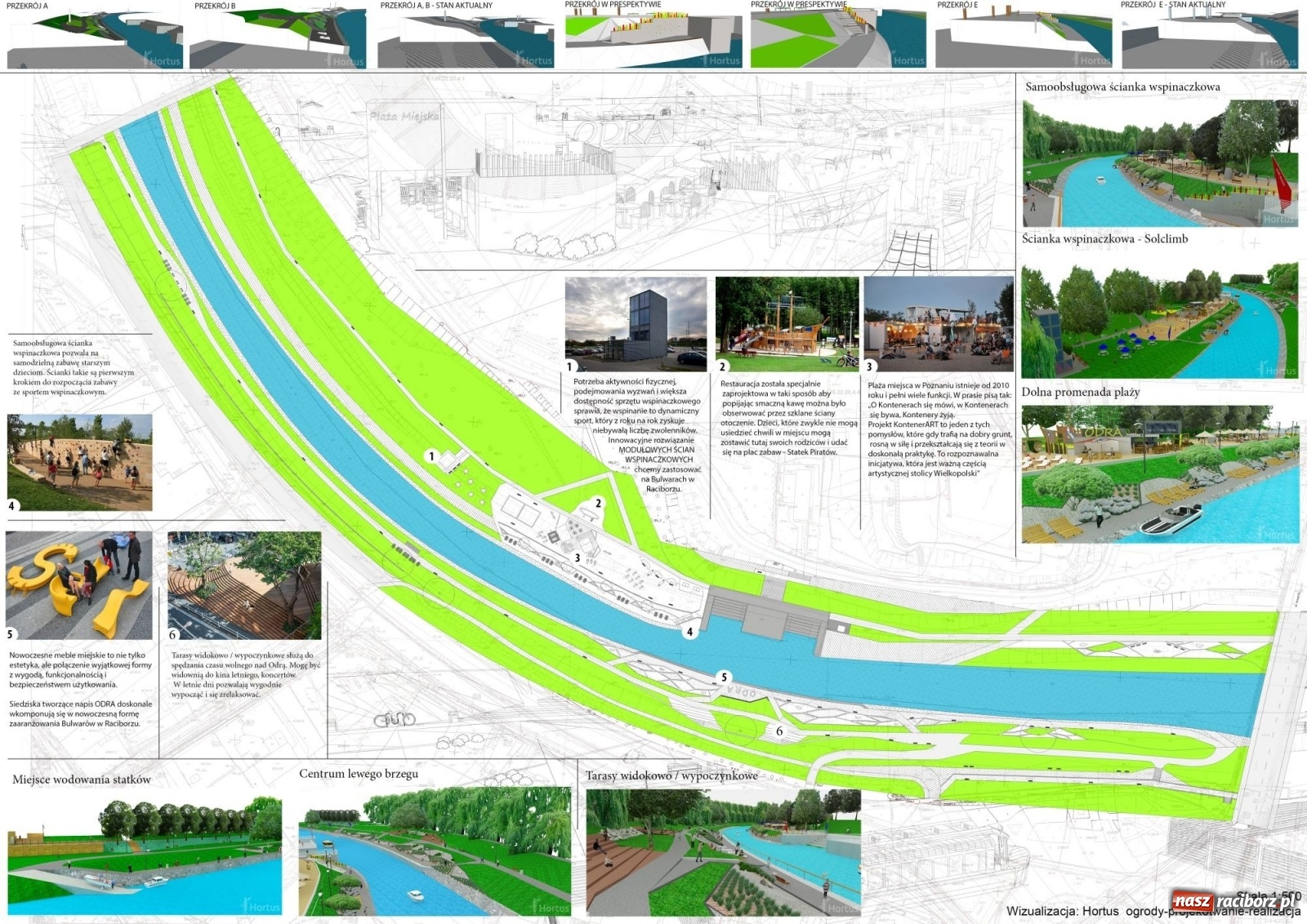 Zdjęcie w galerii na portalu naszraciborz.pl: Lewostronne bulwary zamiast placu Długosza  wiadomości z regionu
