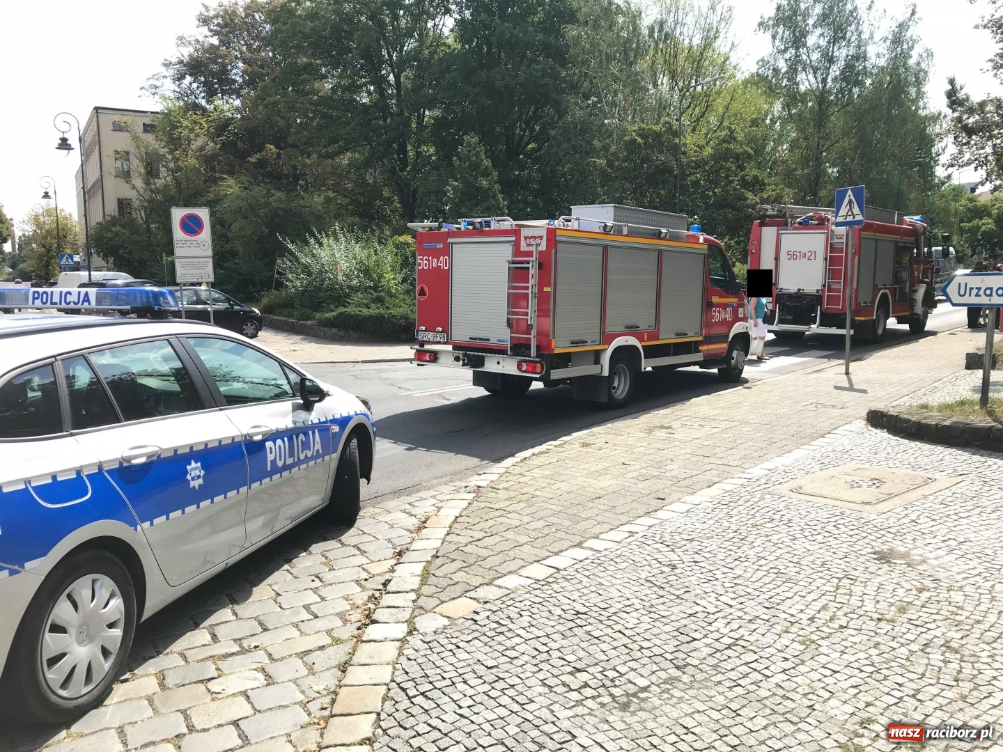 Zdjęcie w galerii na portalu naszraciborz.pl: Na Podwalu kierująca volvo potrąciła dziecko na pasach [FOTO] wiadomości z regionu