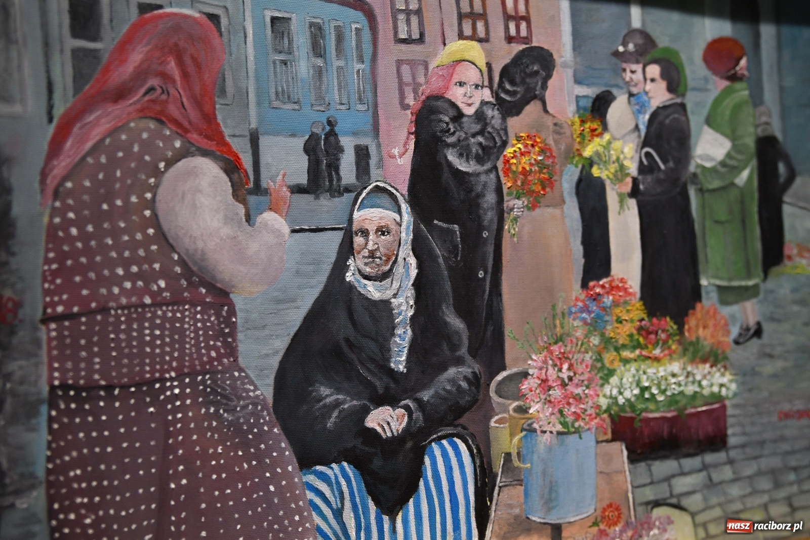 Zdjęcie w galerii na portalu naszraciborz.pl: Racibórz nieoczywisty. Obrazy Piotra Wiedera w książnicy wiadomości z regionu