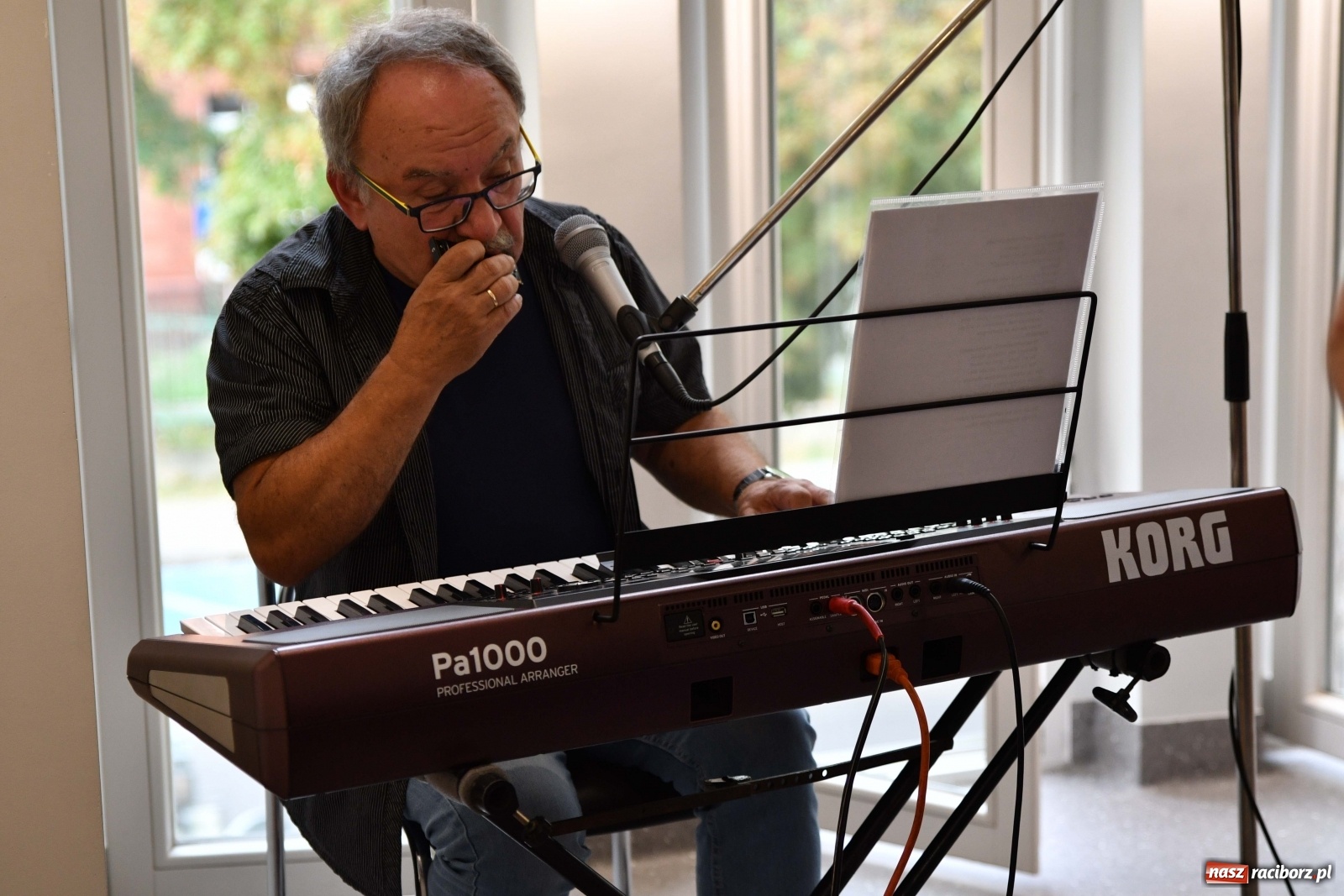 Zdjęcie w galerii na portalu naszraciborz.pl: Racibórz nieoczywisty. Obrazy Piotra Wiedera w książnicy wiadomości z regionu