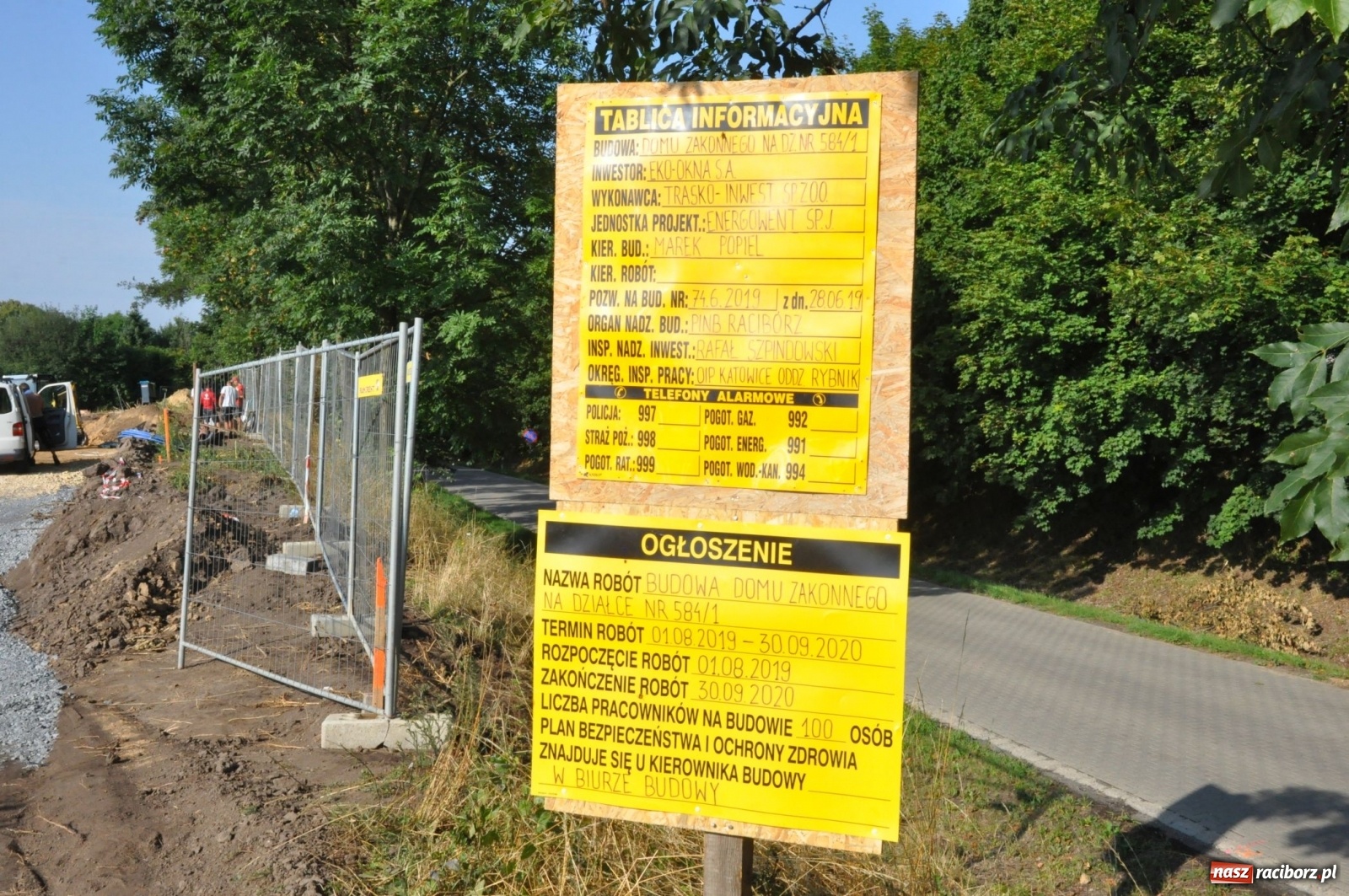 Zdjęcie w galerii na portalu naszraciborz.pl: Eko-Okna budują w Pietrowicach dom zakonny wiadomości z regionu