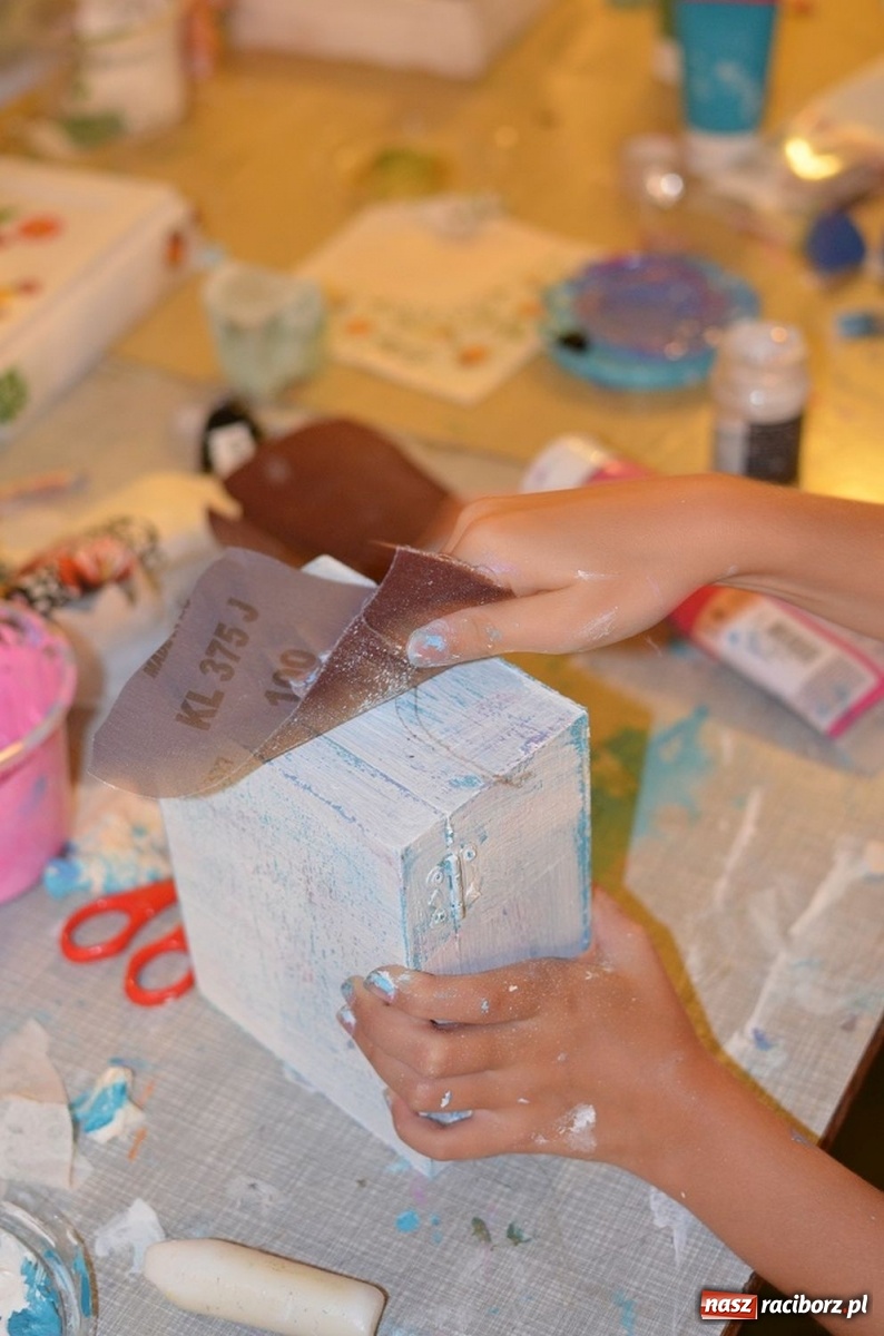 Zdjęcie w galerii na portalu naszraciborz.pl: Letnia przygoda z decoupage w Raciborzu wiadomości z regionu