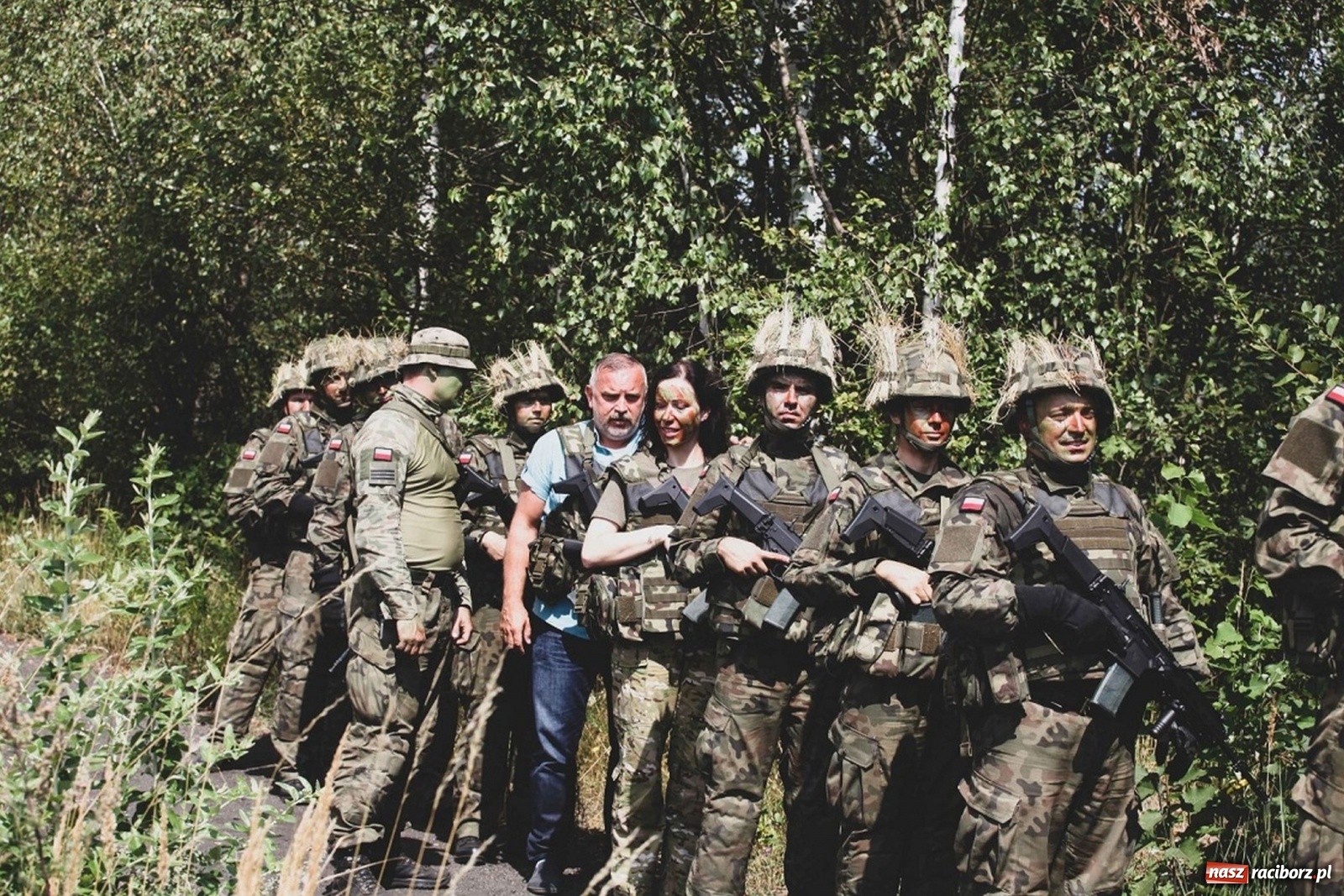 Zdjęcie w galerii na portalu naszraciborz.pl: Podczas wichury zaginęli drwale... Szkolenie śląskich terytorialsów [FOTO]  wiadomości z regionu