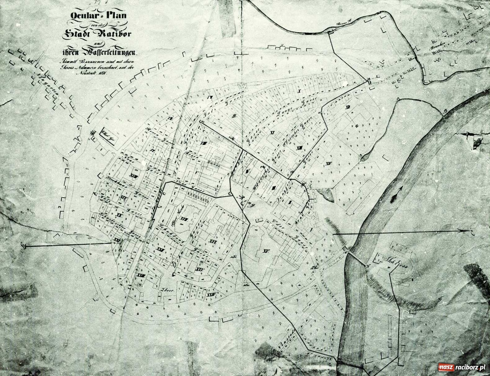 Zdjęcie w galerii na portalu naszraciborz.pl: Tak przed wojną wyglądał raciborski zdrój [FOTO] wiadomości z regionu