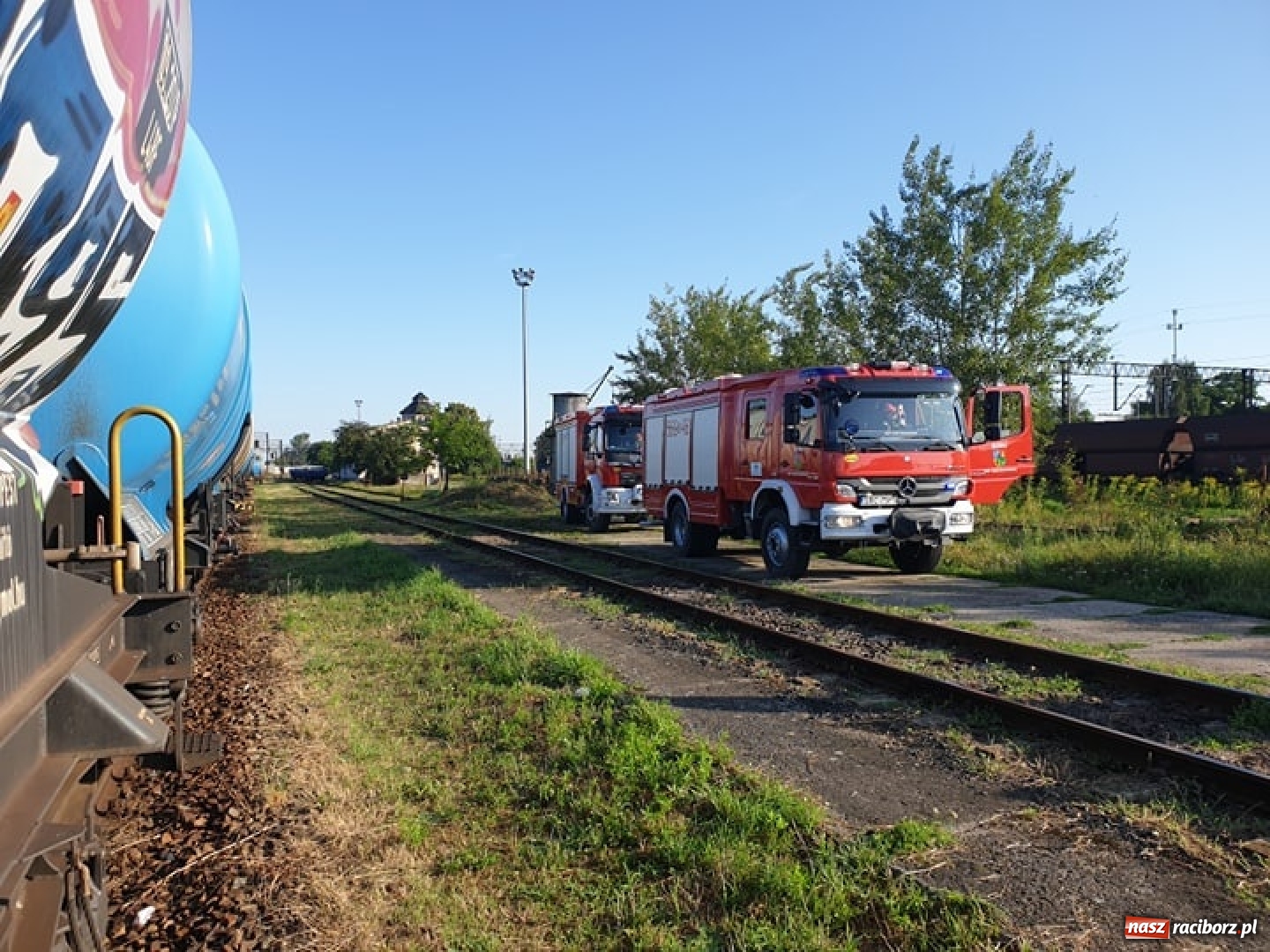 Zdjęcie w galerii na portalu naszraciborz.pl: Strażacy walczyli z wyciekiem w Chałupkach [FOTO] wiadomości z regionu