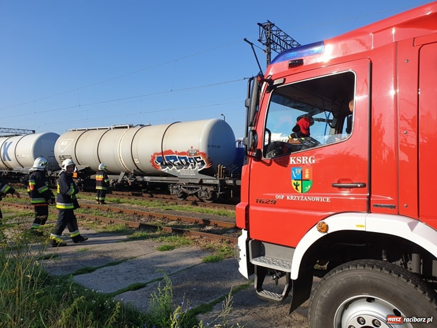 Zdjęcie w galerii na portalu naszraciborz.pl: Strażacy walczyli z wyciekiem w Chałupkach [FOTO] wiadomości z regionu