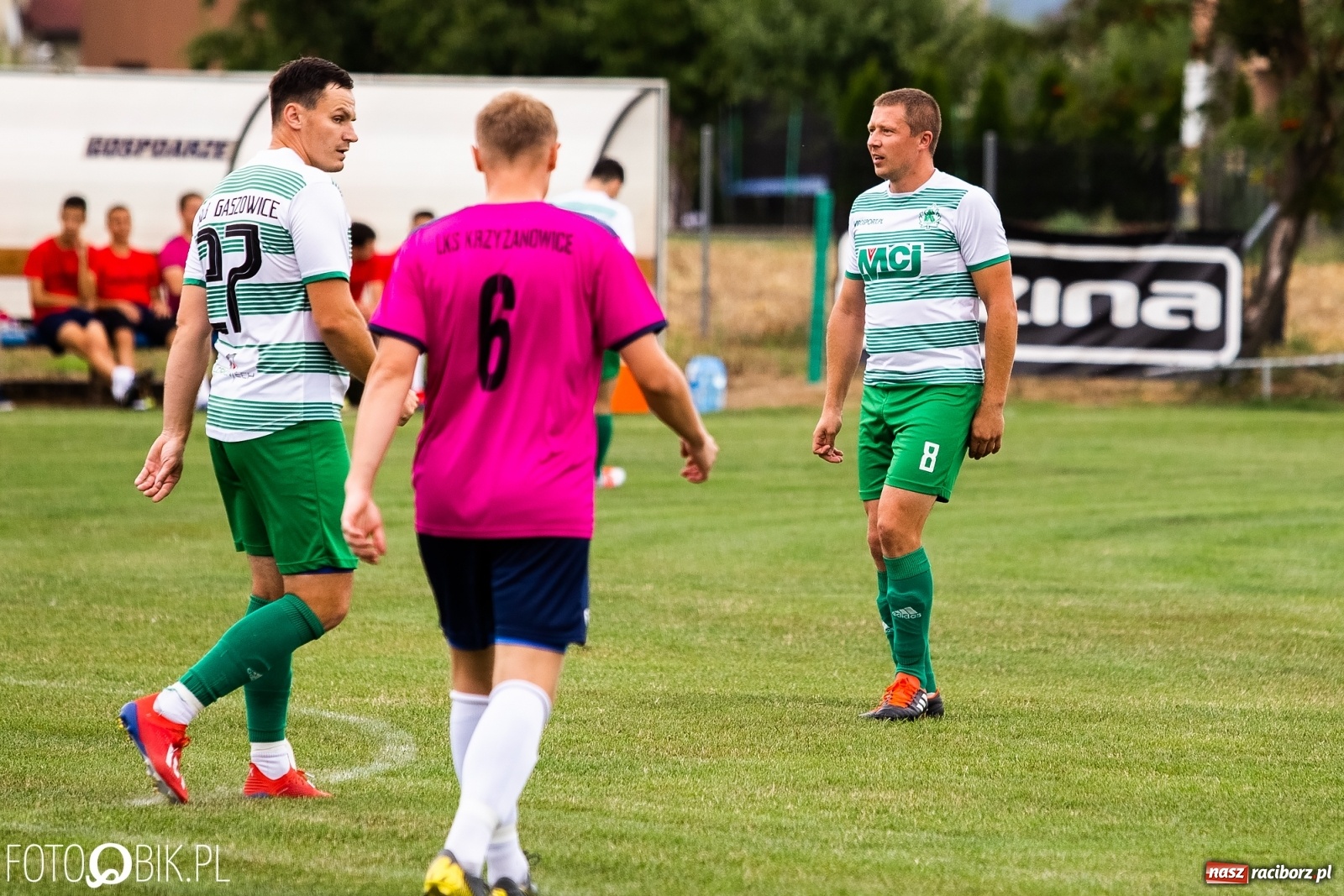Zdjęcie w galerii na portalu naszraciborz.pl: Krzyżanowice kontra Gaszowice. Przy Dworcowej strzelali tylko w pierwszej połowie [FOTO] wiadomości z regionu