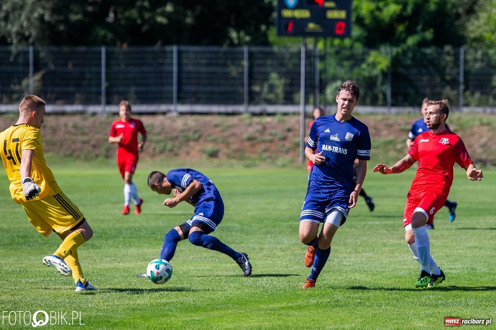 Zdjęcie w galerii na portalu naszraciborz.pl: Klasa okręgowa. Nędza przekroczyła Granicę wiadomości z regionu