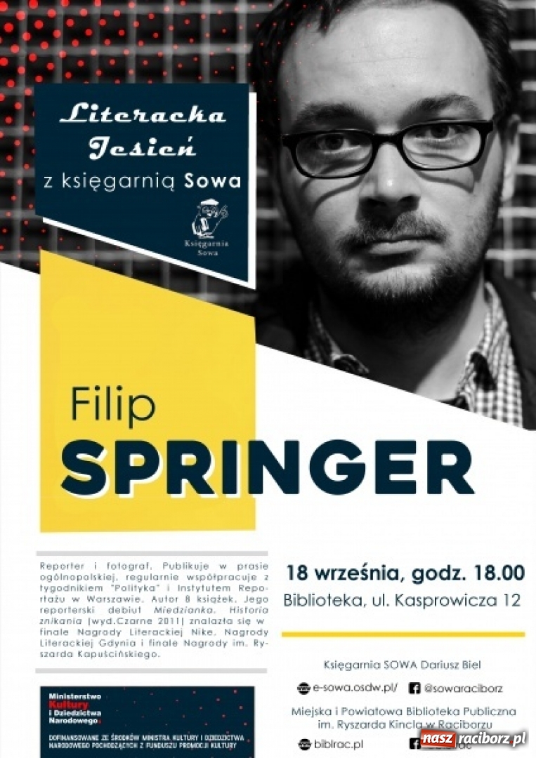 Zdjęcie w galerii na portalu naszraciborz.pl: Literacka jesień z Księgarnią SOWA w raciborskiej bibliotece wiadomości z regionu