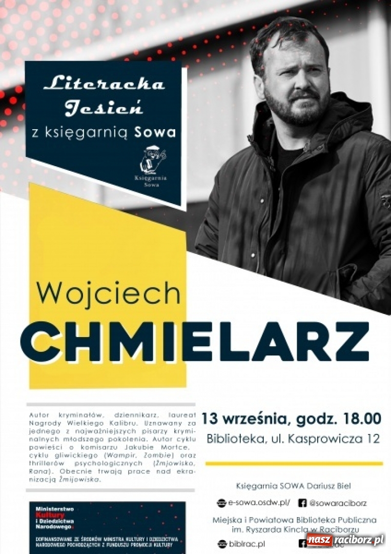 Zdjęcie w galerii na portalu naszraciborz.pl: Literacka jesień z Księgarnią SOWA w raciborskiej bibliotece wiadomości z regionu