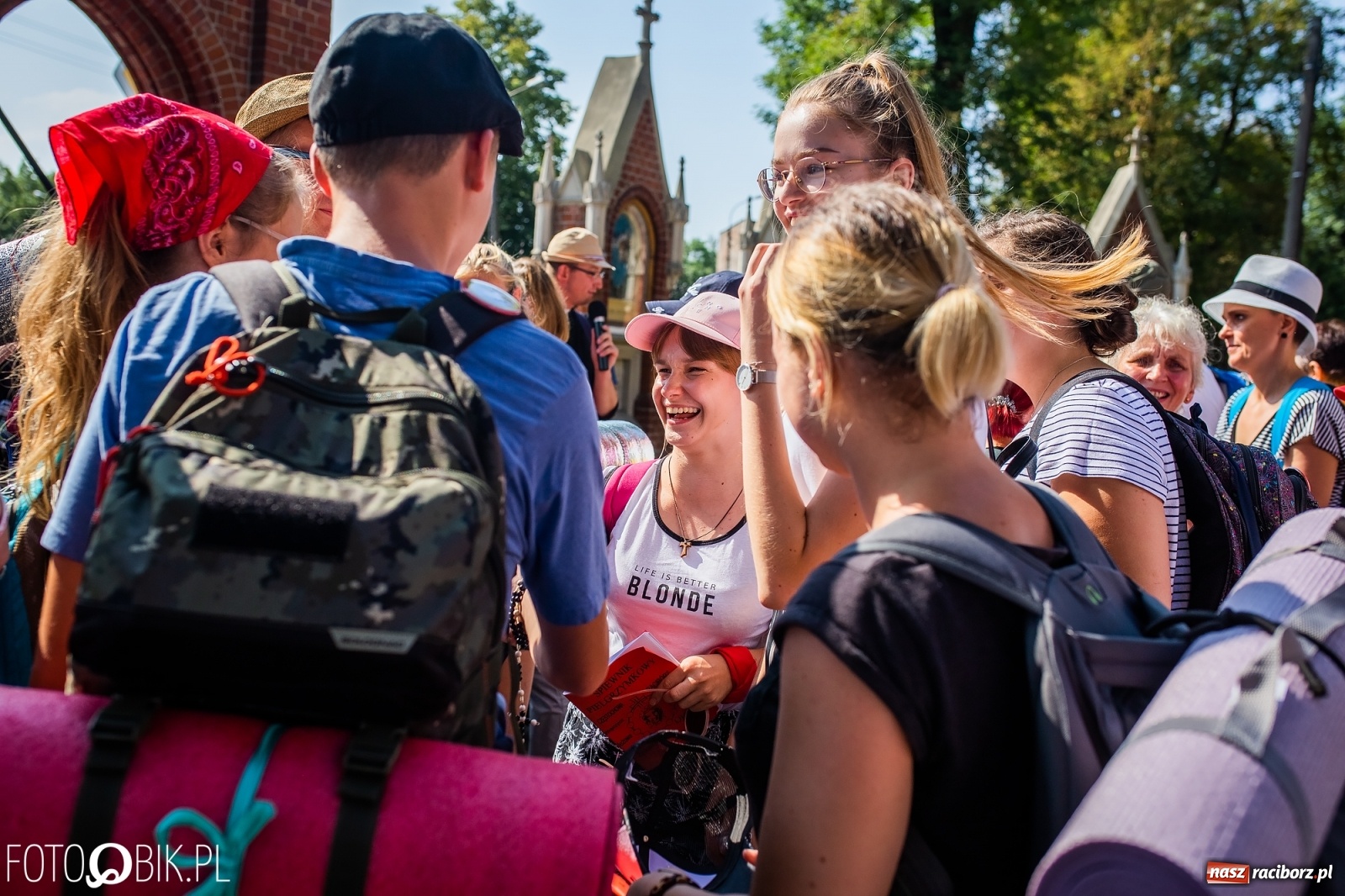 Zdjęcie w galerii na portalu naszraciborz.pl: Raciborska pielgrzymka już w drodze na Jasną Górę [FOTO i WIDEO]  wiadomości z regionu