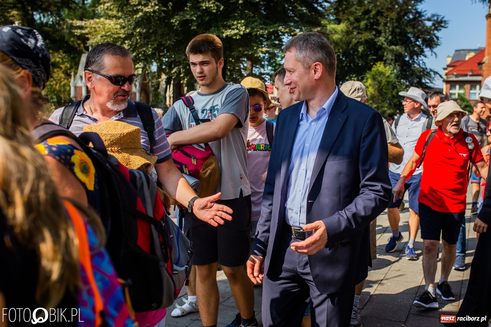 Zdjęcie w galerii na portalu naszraciborz.pl: Raciborska pielgrzymka już w drodze na Jasną Górę [FOTO i WIDEO]  wiadomości z regionu