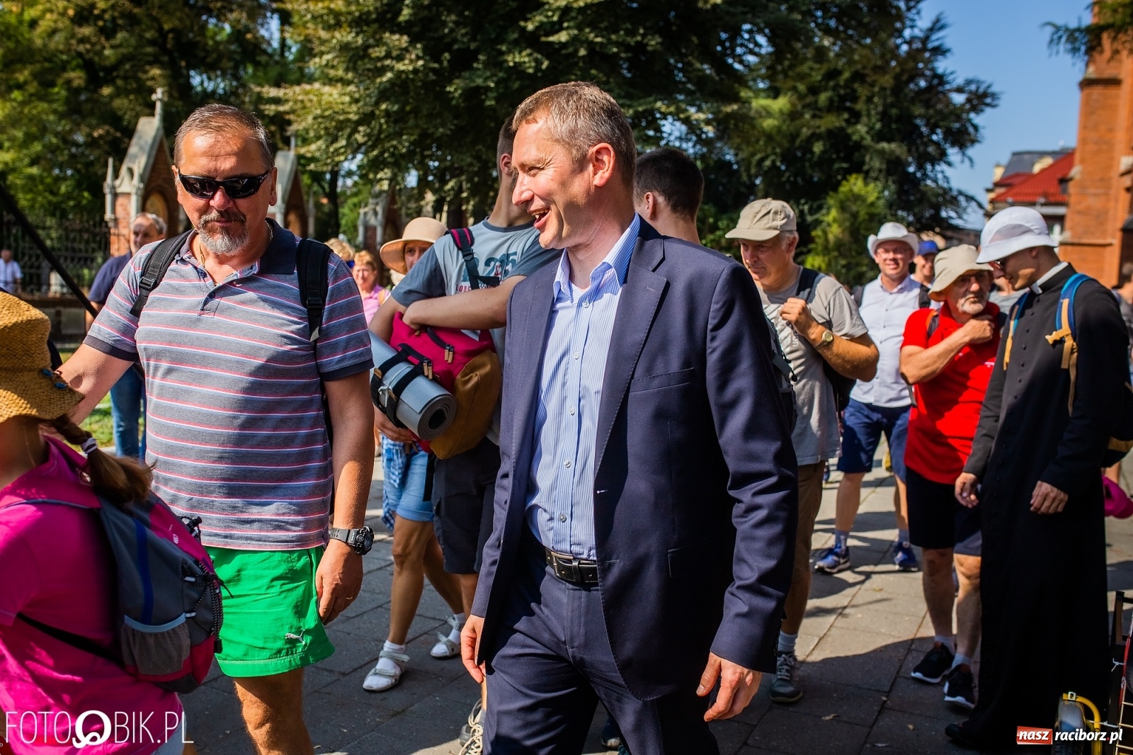 Zdjęcie w galerii na portalu naszraciborz.pl: Raciborska pielgrzymka już w drodze na Jasną Górę [FOTO i WIDEO]  wiadomości z regionu