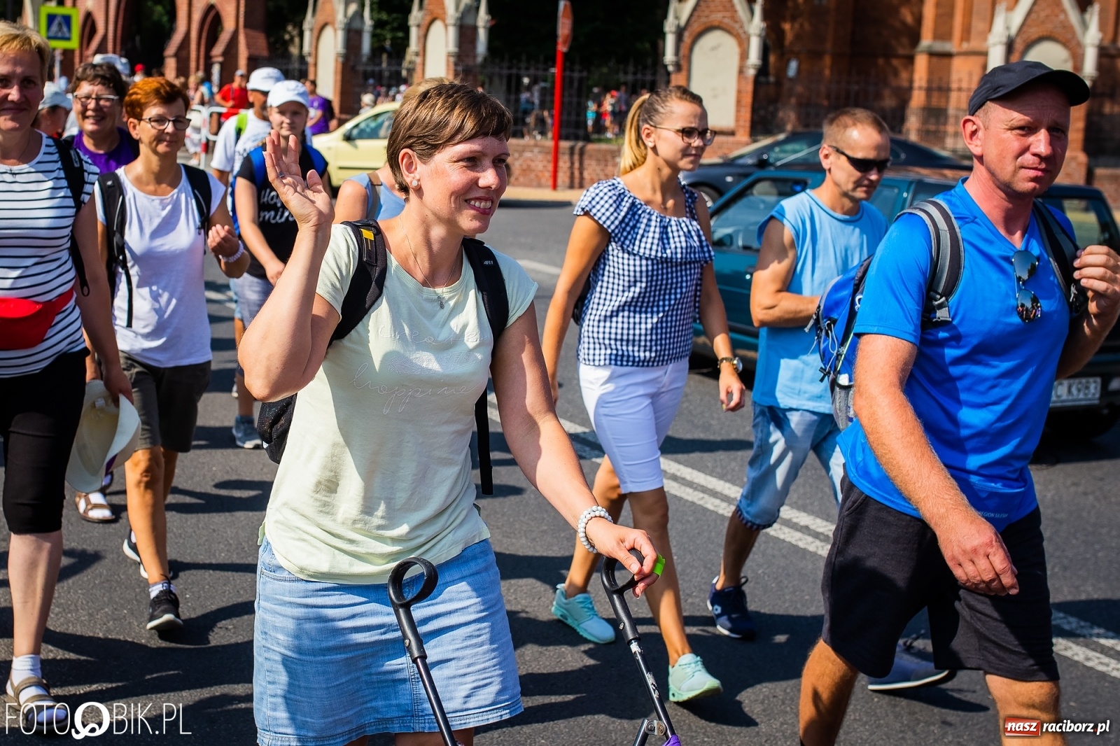Zdjęcie w galerii na portalu naszraciborz.pl: Raciborska pielgrzymka już w drodze na Jasną Górę [FOTO i WIDEO]  wiadomości z regionu