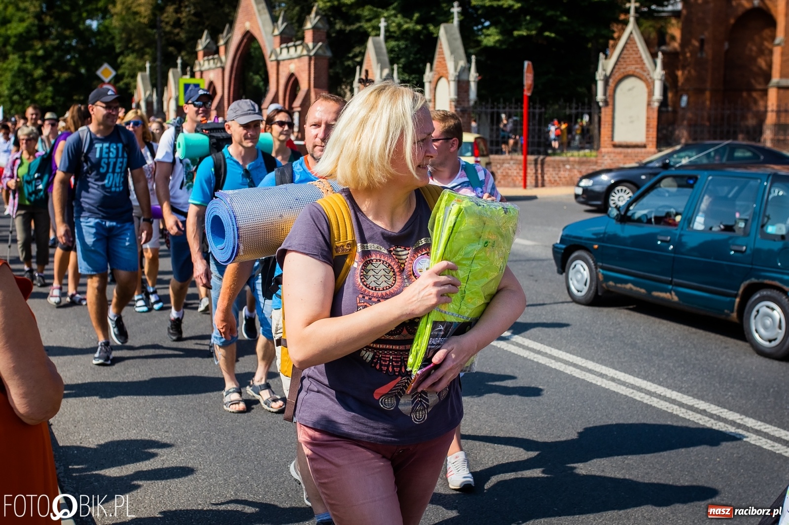 Zdjęcie w galerii na portalu naszraciborz.pl: Raciborska pielgrzymka już w drodze na Jasną Górę [FOTO i WIDEO]  wiadomości z regionu
