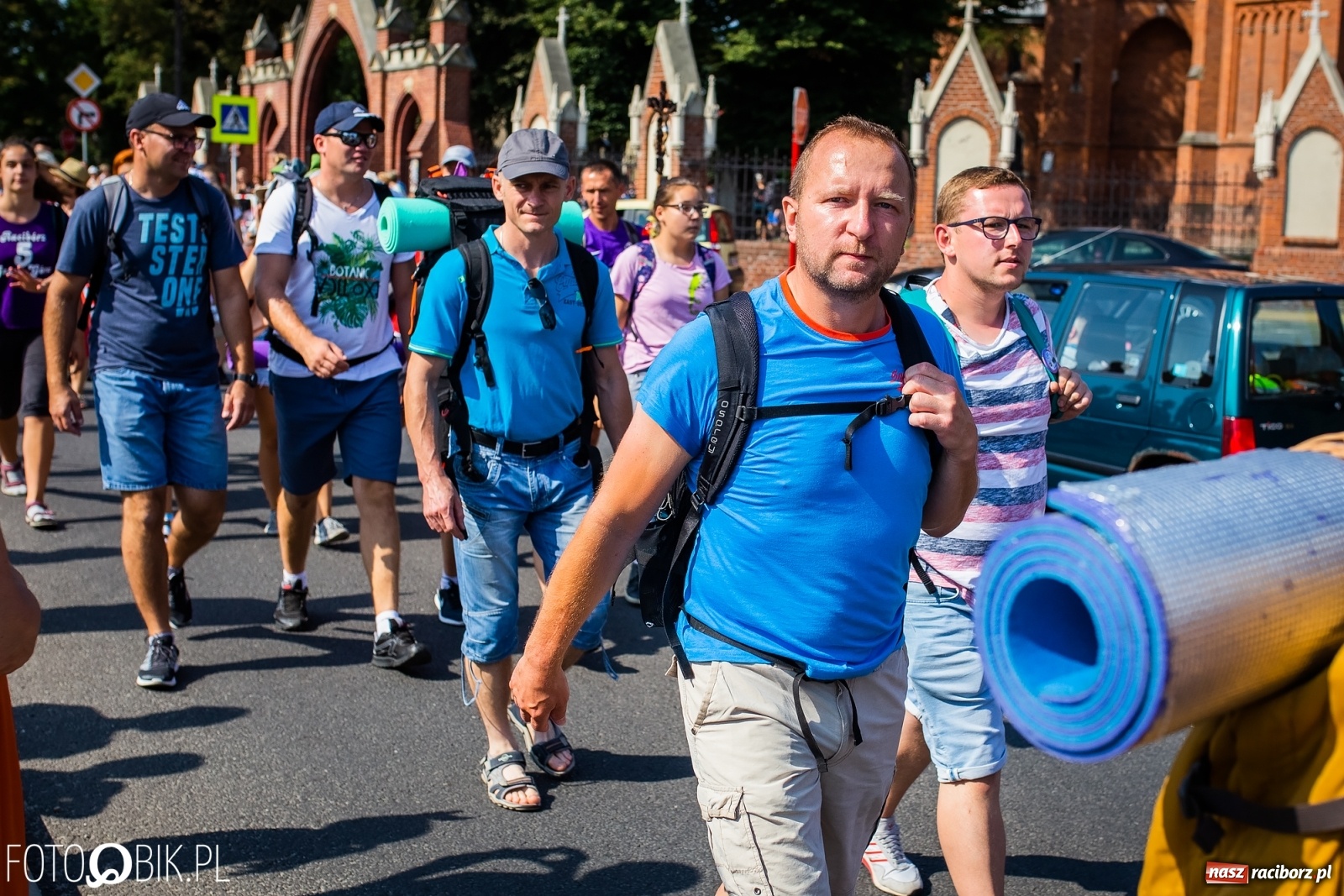 Zdjęcie w galerii na portalu naszraciborz.pl: Raciborska pielgrzymka już w drodze na Jasną Górę [FOTO i WIDEO]  wiadomości z regionu