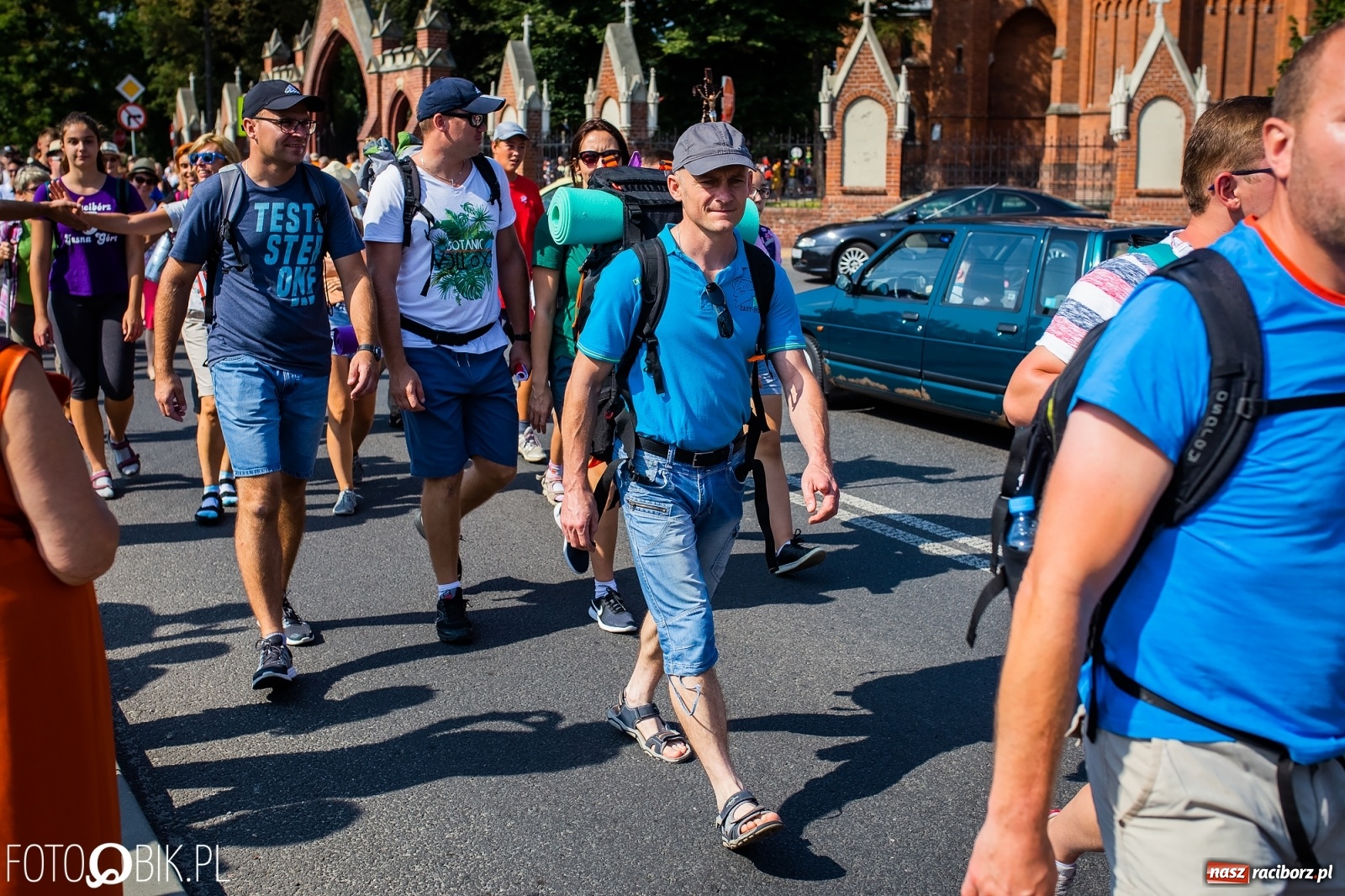 Zdjęcie w galerii na portalu naszraciborz.pl: Raciborska pielgrzymka już w drodze na Jasną Górę [FOTO i WIDEO]  wiadomości z regionu