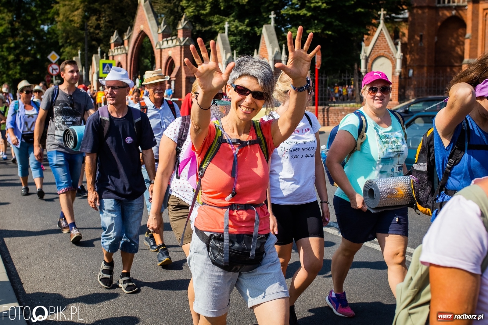 Zdjęcie w galerii na portalu naszraciborz.pl: Raciborska pielgrzymka już w drodze na Jasną Górę [FOTO i WIDEO]  wiadomości z regionu